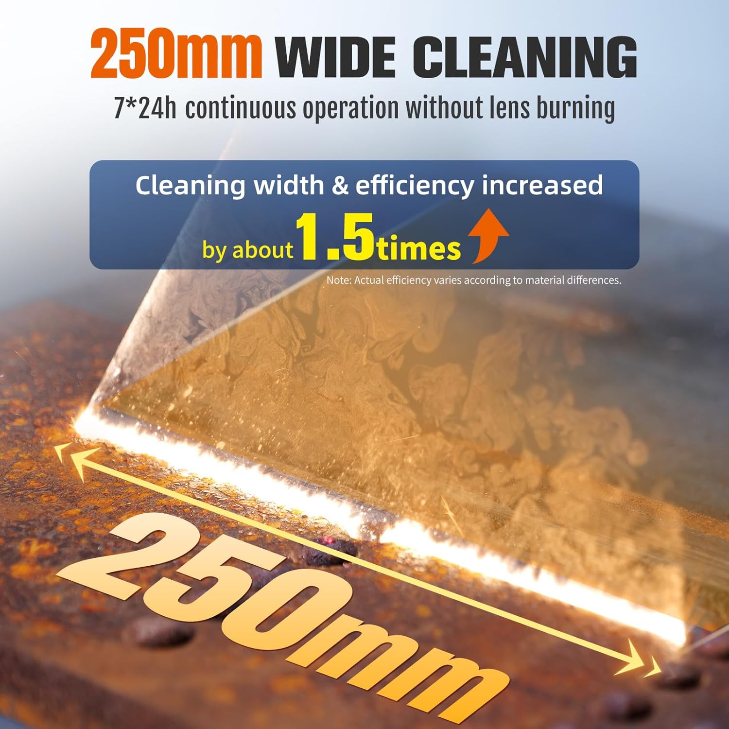 ZAC 1500W Air-Cooled Laser Cleaner Portable Class 1