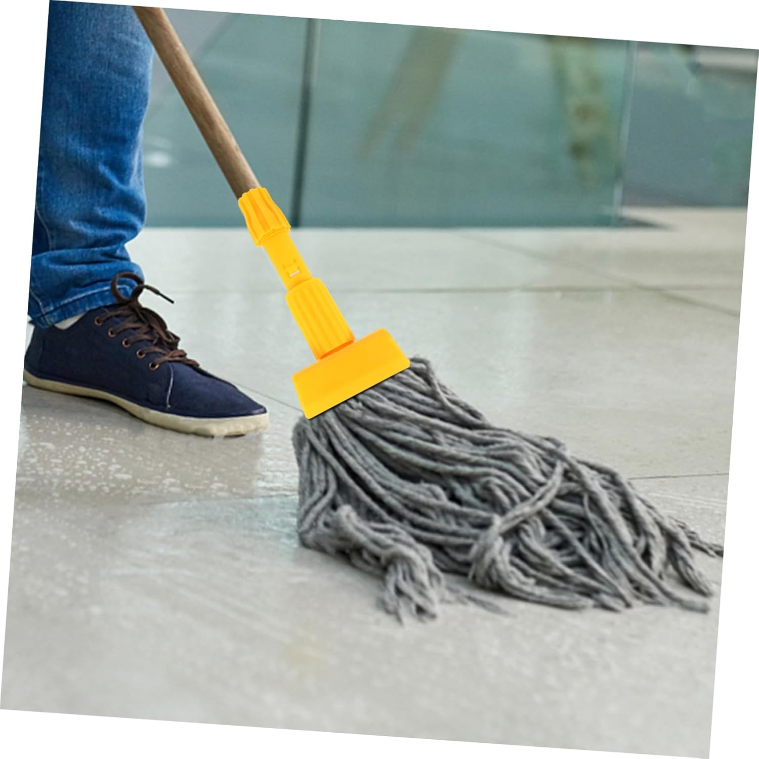 2pcs Mop Head Clamp for Easy Cleaning and Replacement