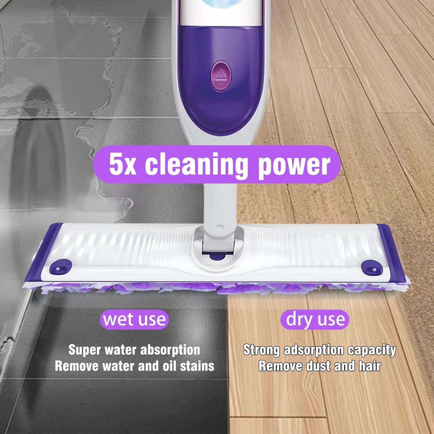 YFUARY Power Mop Refills 24 Count Multi-Surface 1