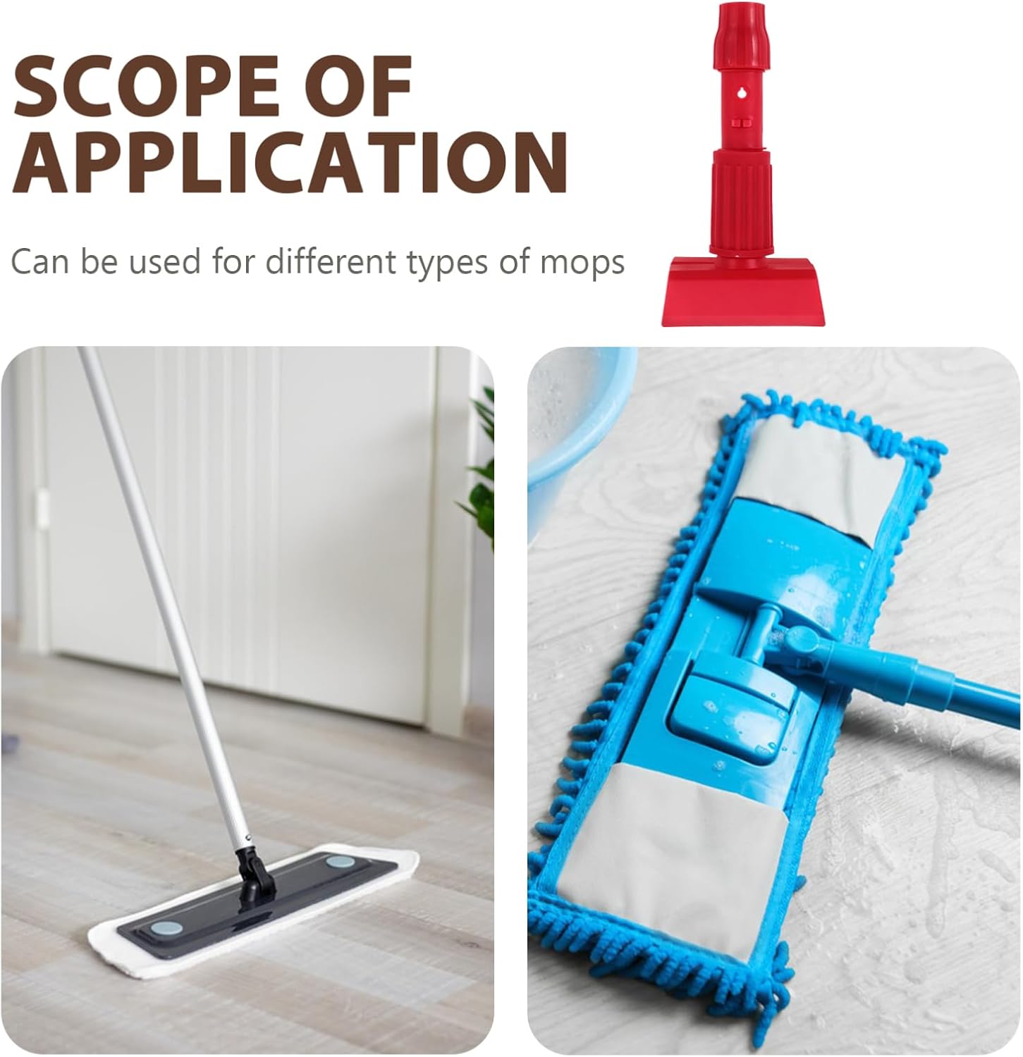 Ipetboom Mop Clamp Handle Replacement for Efficient Cleaning