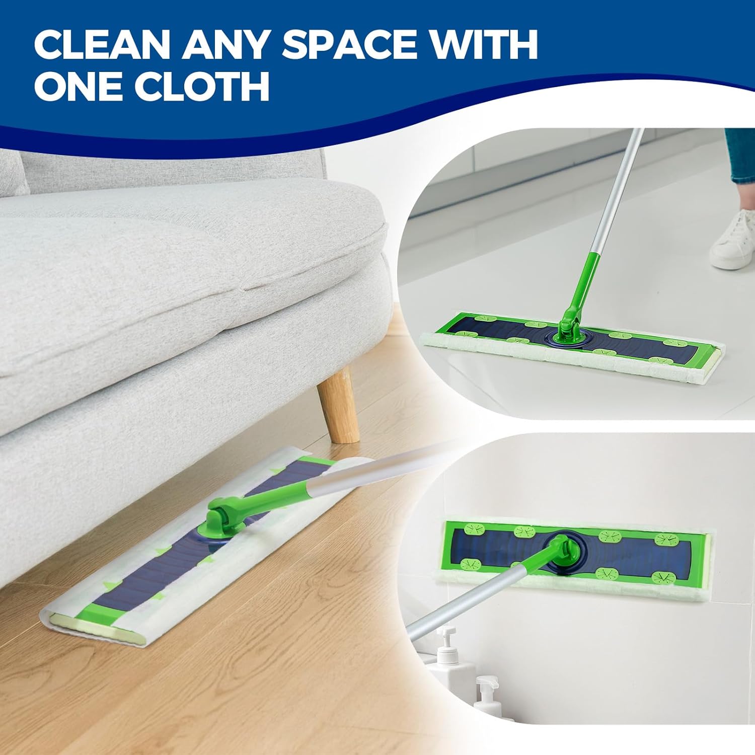 Peachicha XL Dry Mop Refills 40 Count 984x1771 Inch 1
