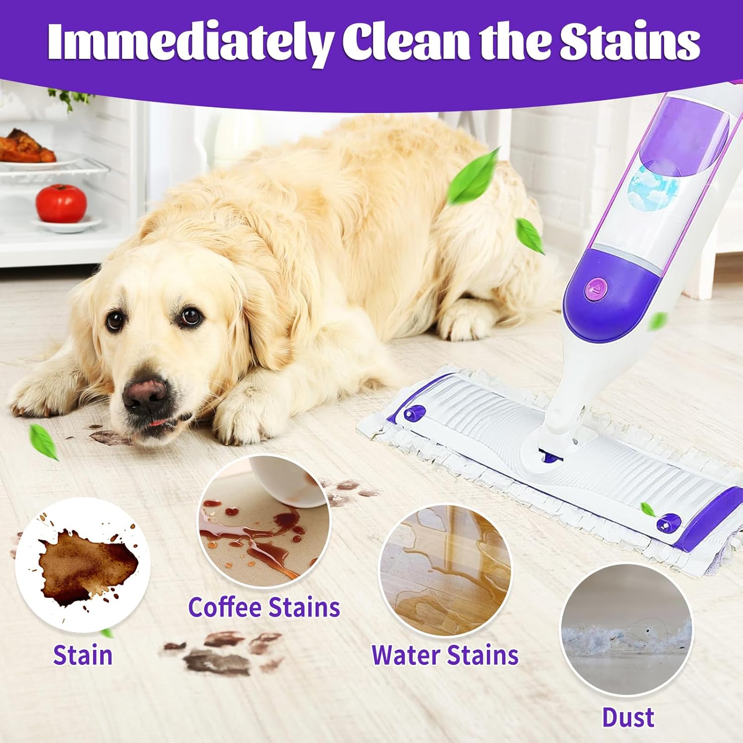 40 Pack Swiffer Power Mop Pads Replacement - Multi-Surface Wet Dry Mopping Refills