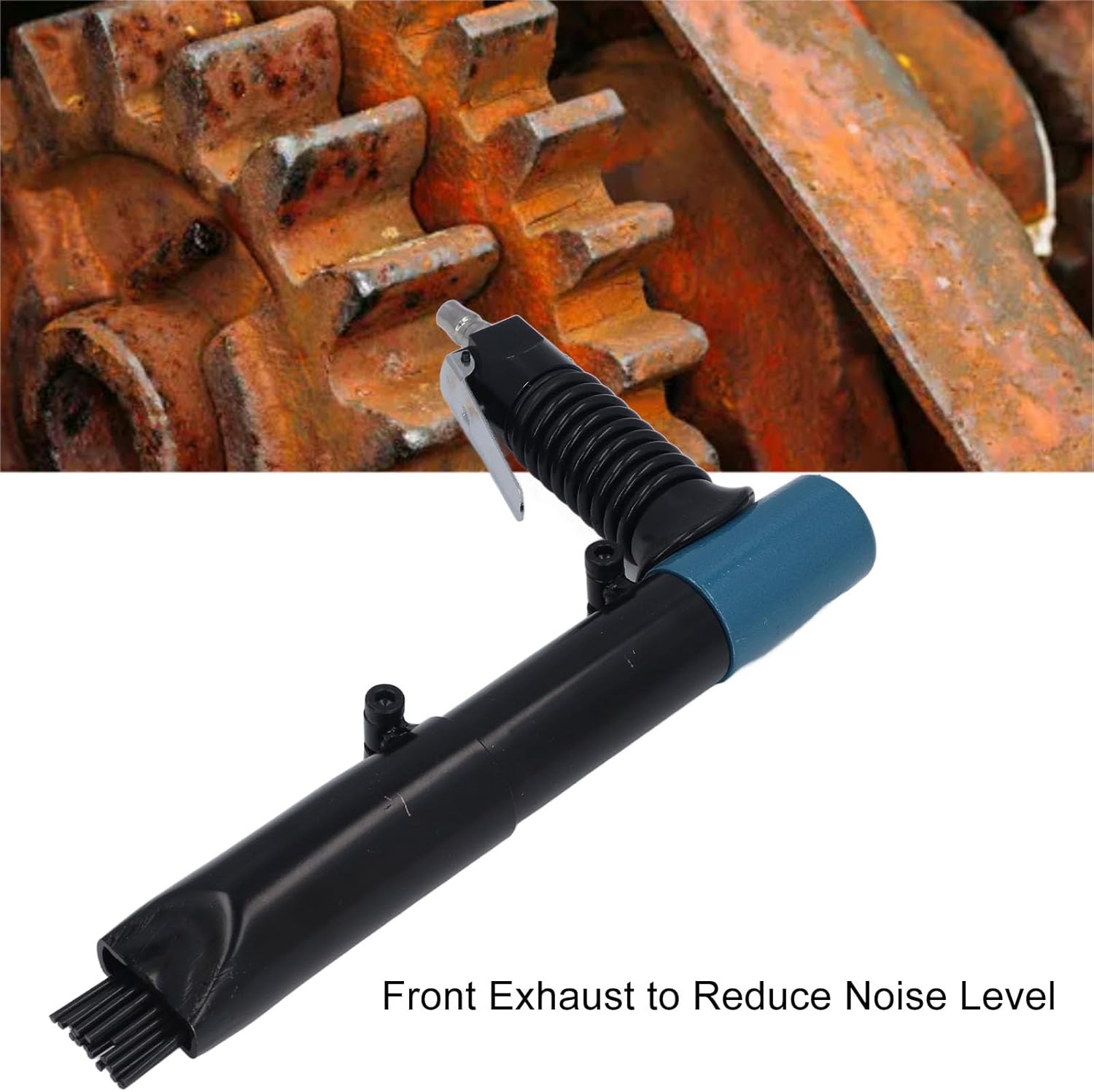 Walfront Pneumatic Rust Remover with 19 Steel Needles