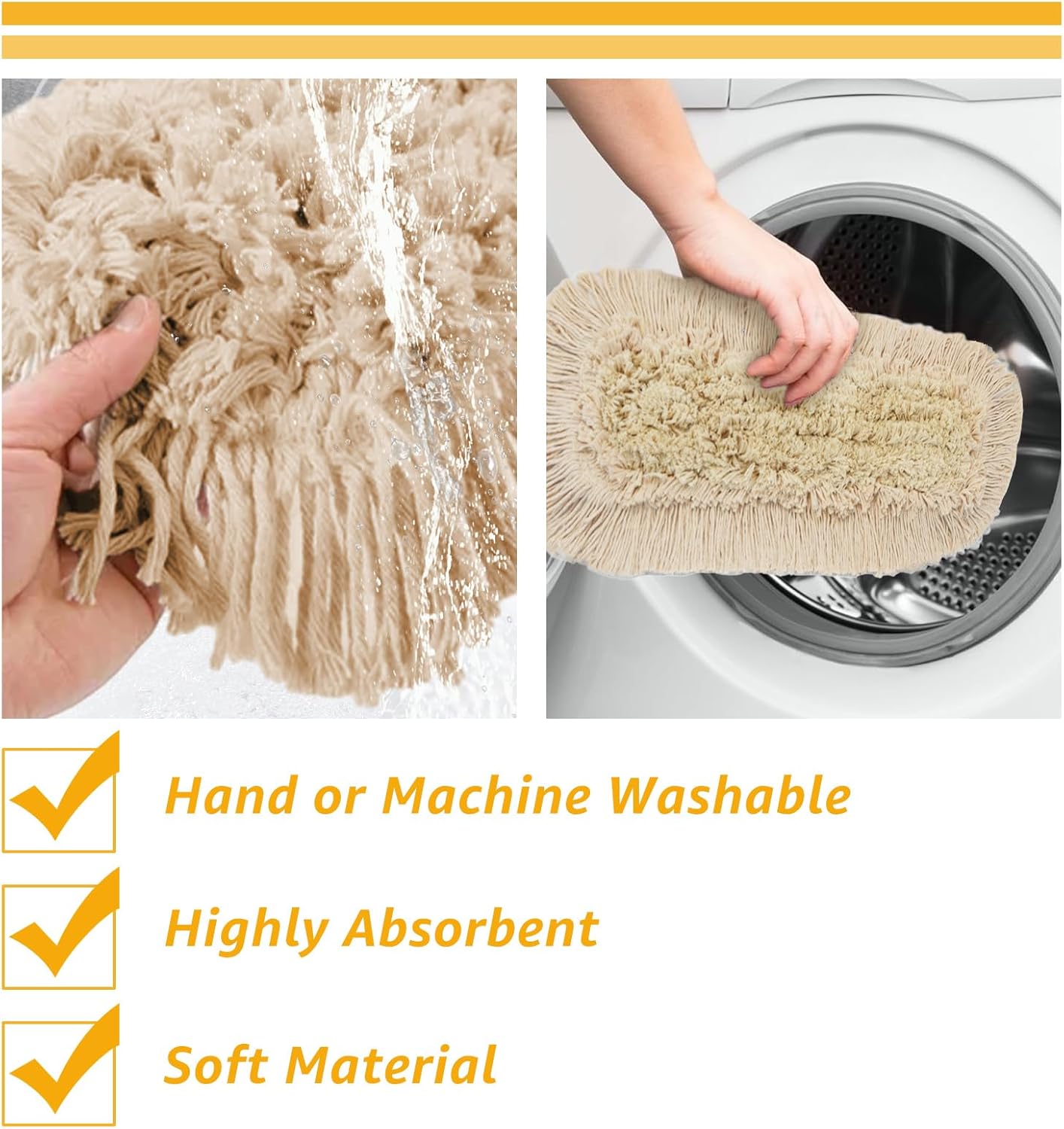 YAYODS 3 Pack Dust Mop Replacement Heads