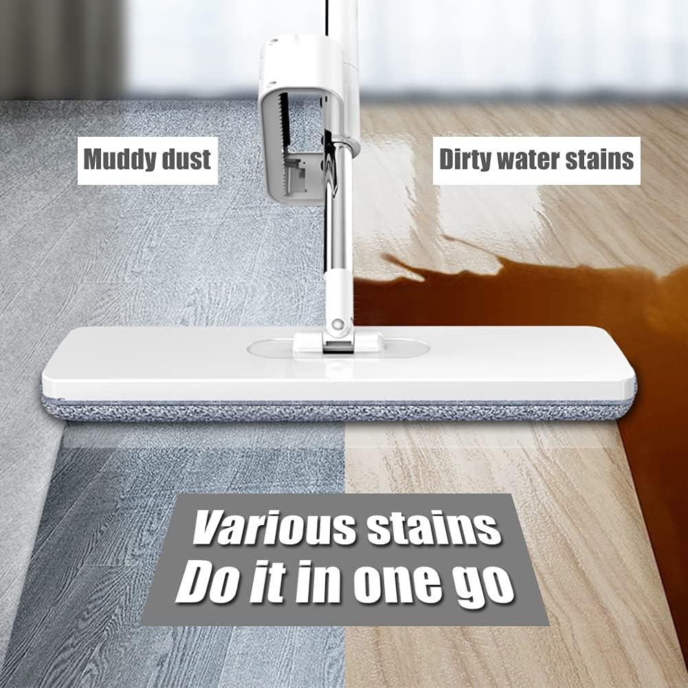 6 Pack Microfiber Spray Mop Heads - Dark Gray