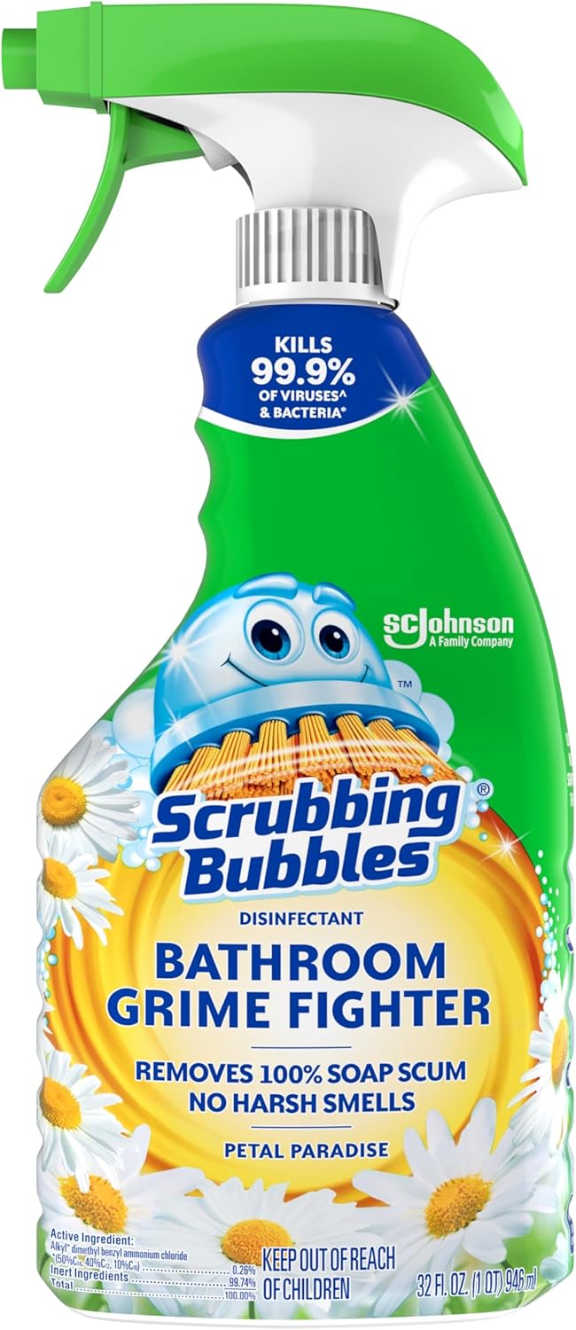 Scrubbing Bubbles Bathroom Cleaner Disinfectant Spray 32oz