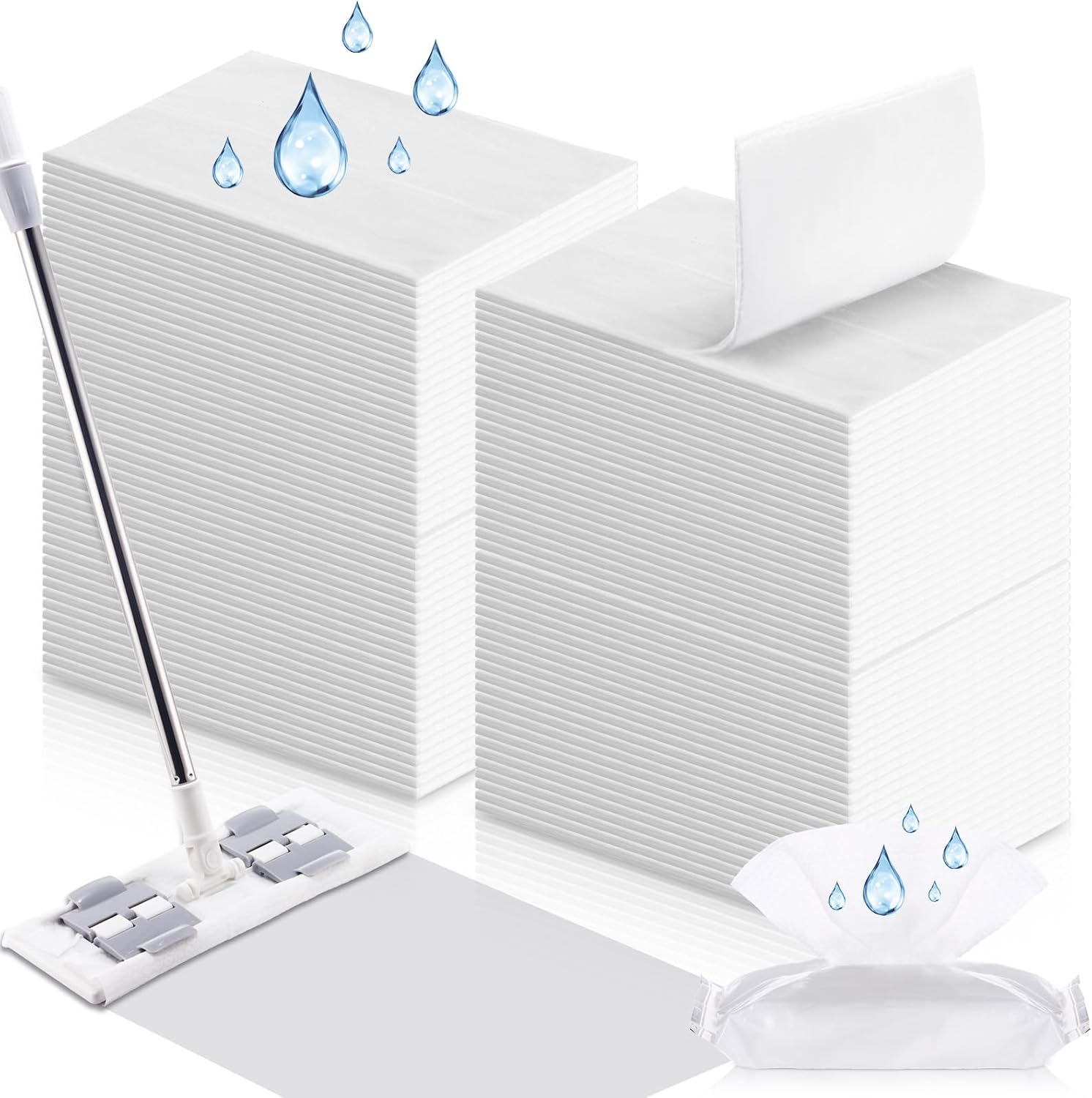 FillTouch 100 Count XL Wet Mopping Cloths Refills