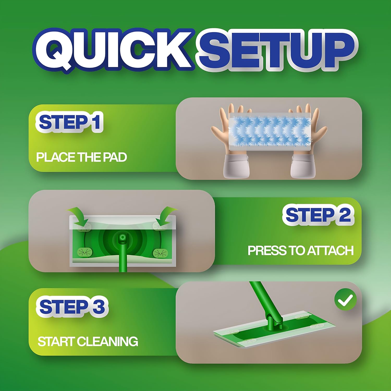 40-Count Swiffer Dry Sweeping Cloths Thicker More Absorbent