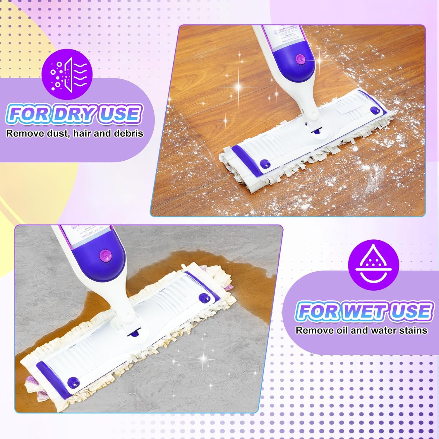 YagoDago 5 Pack Power Mop Pads Refills
