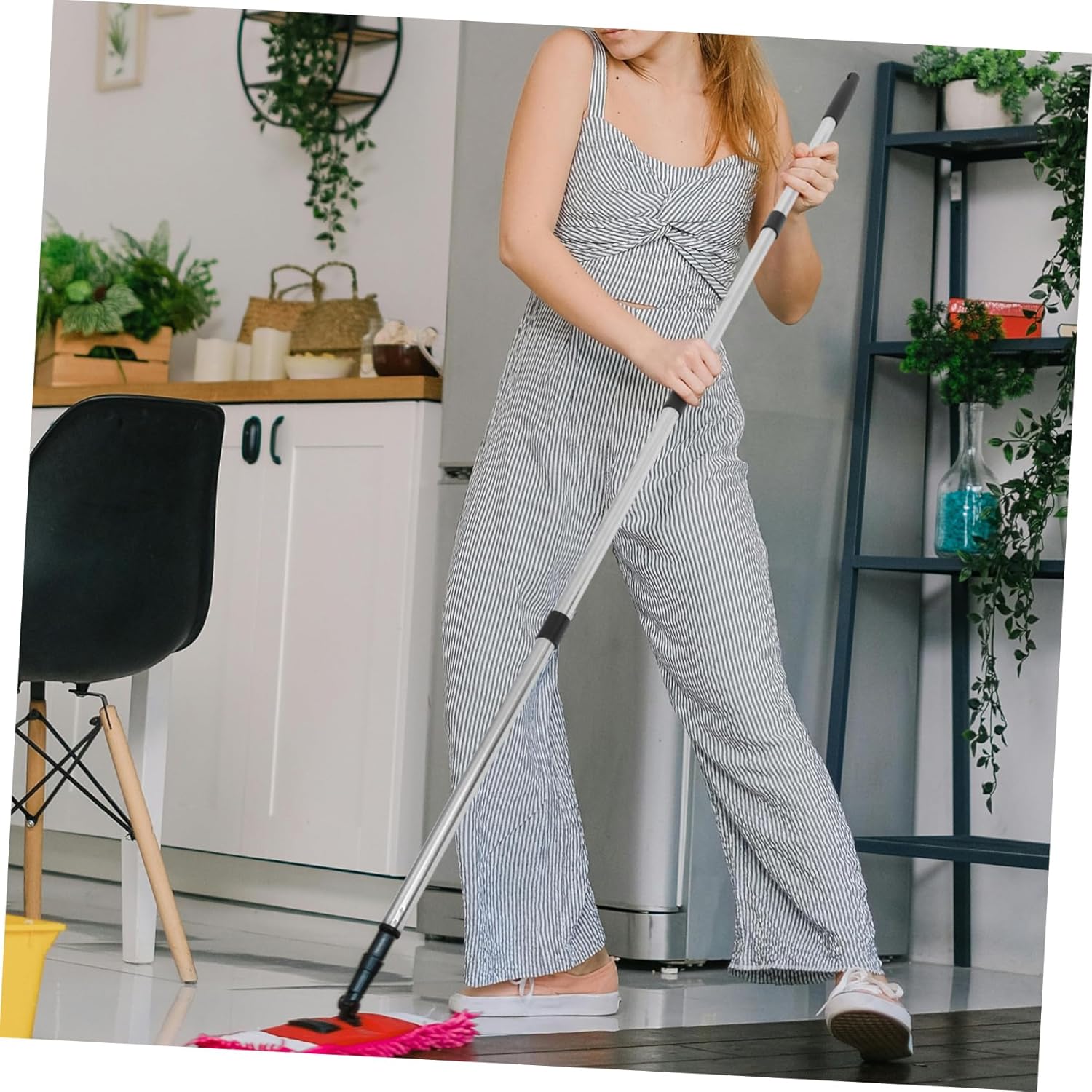 Stainless Steel Extendable Mop Handle with German Thread