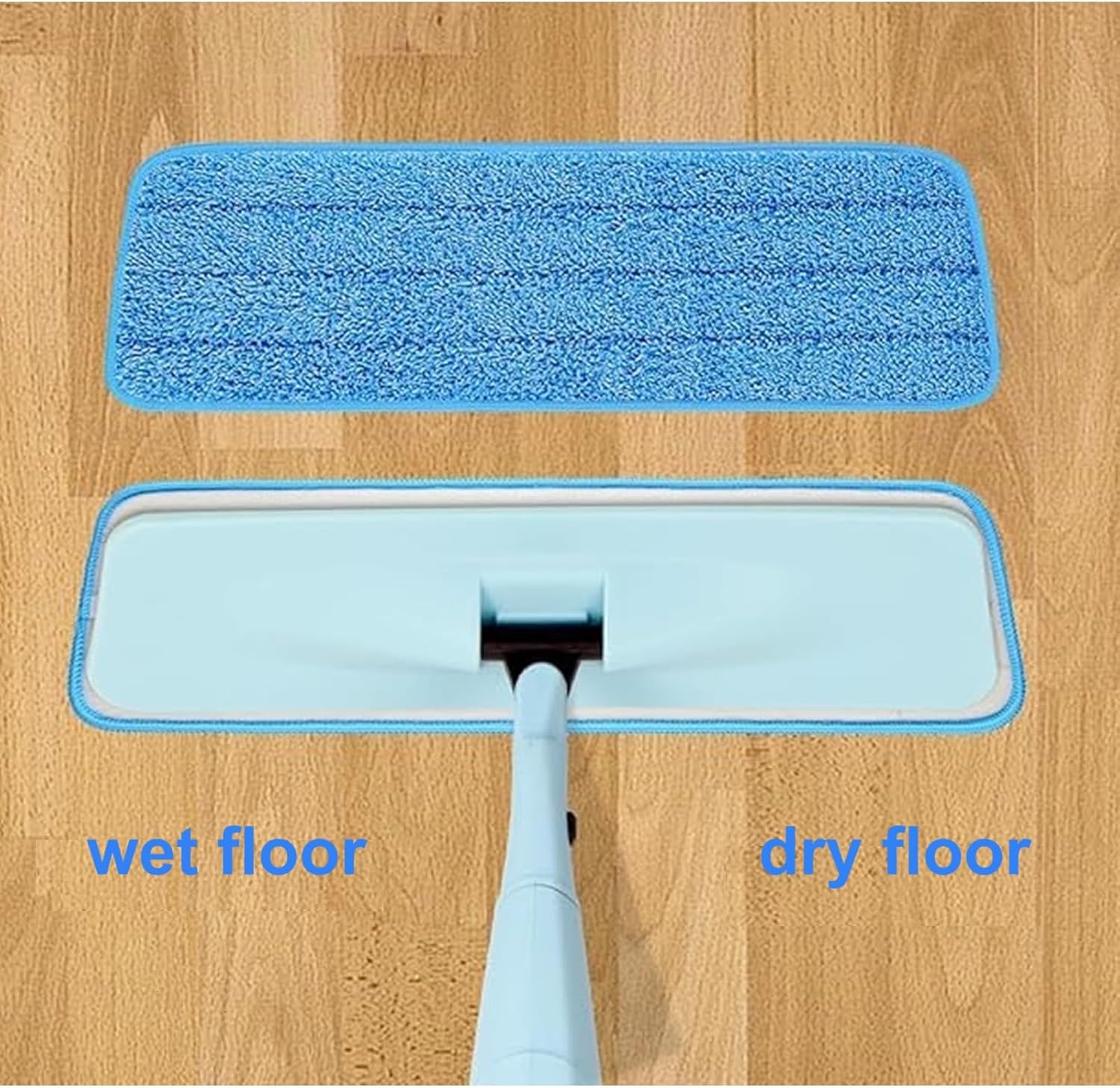 10 Pcs Reusable Microfiber Mop Pads 165 Inch