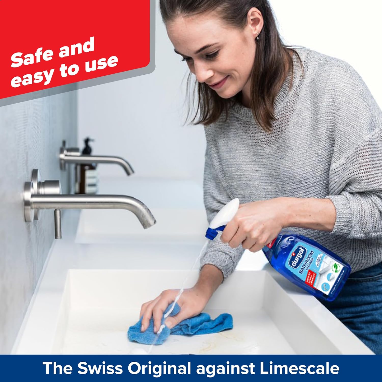 Durgol Multipurpose Bathroom Cleaner 169 Oz Blue
