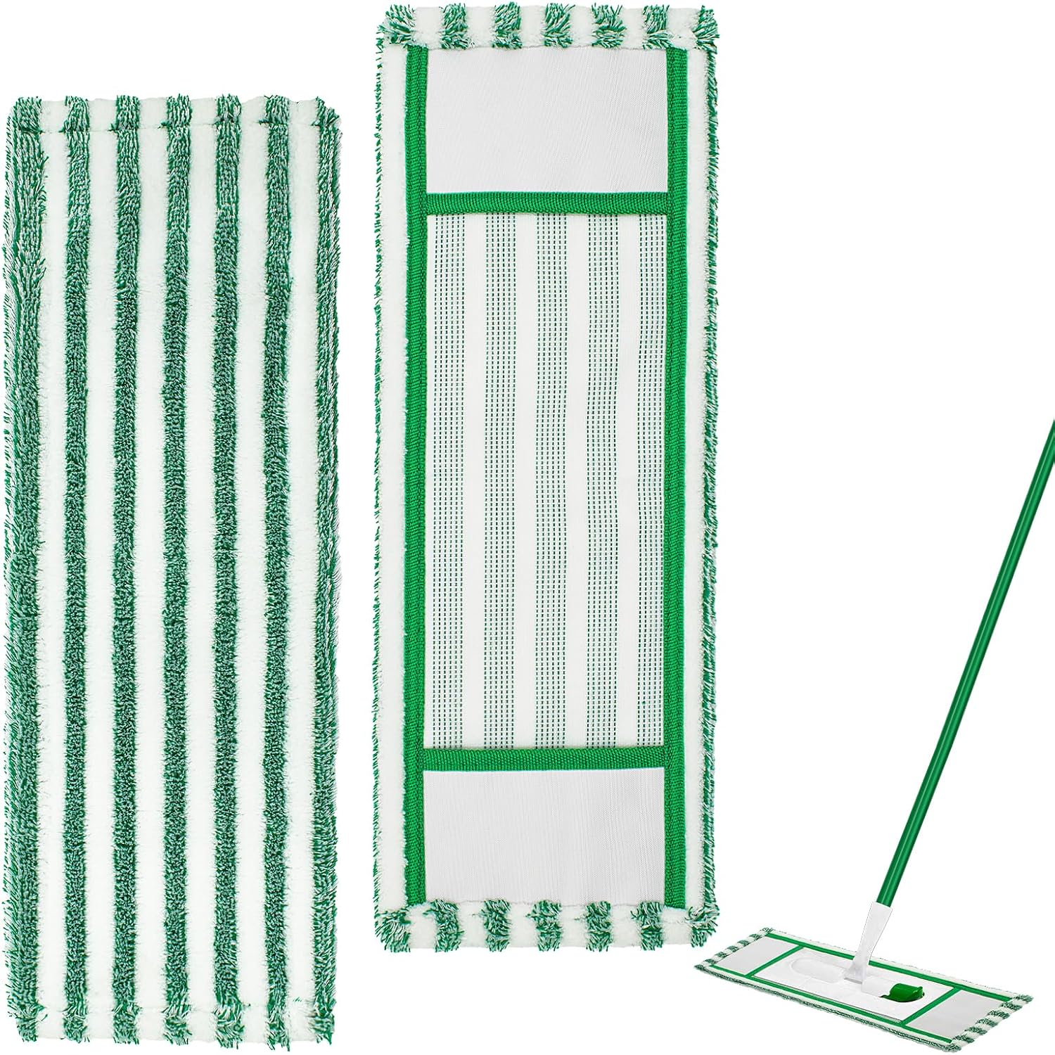 Aiyiried Microfiber Mop Pads 2 Pack Refills for Libman WetDry Mop