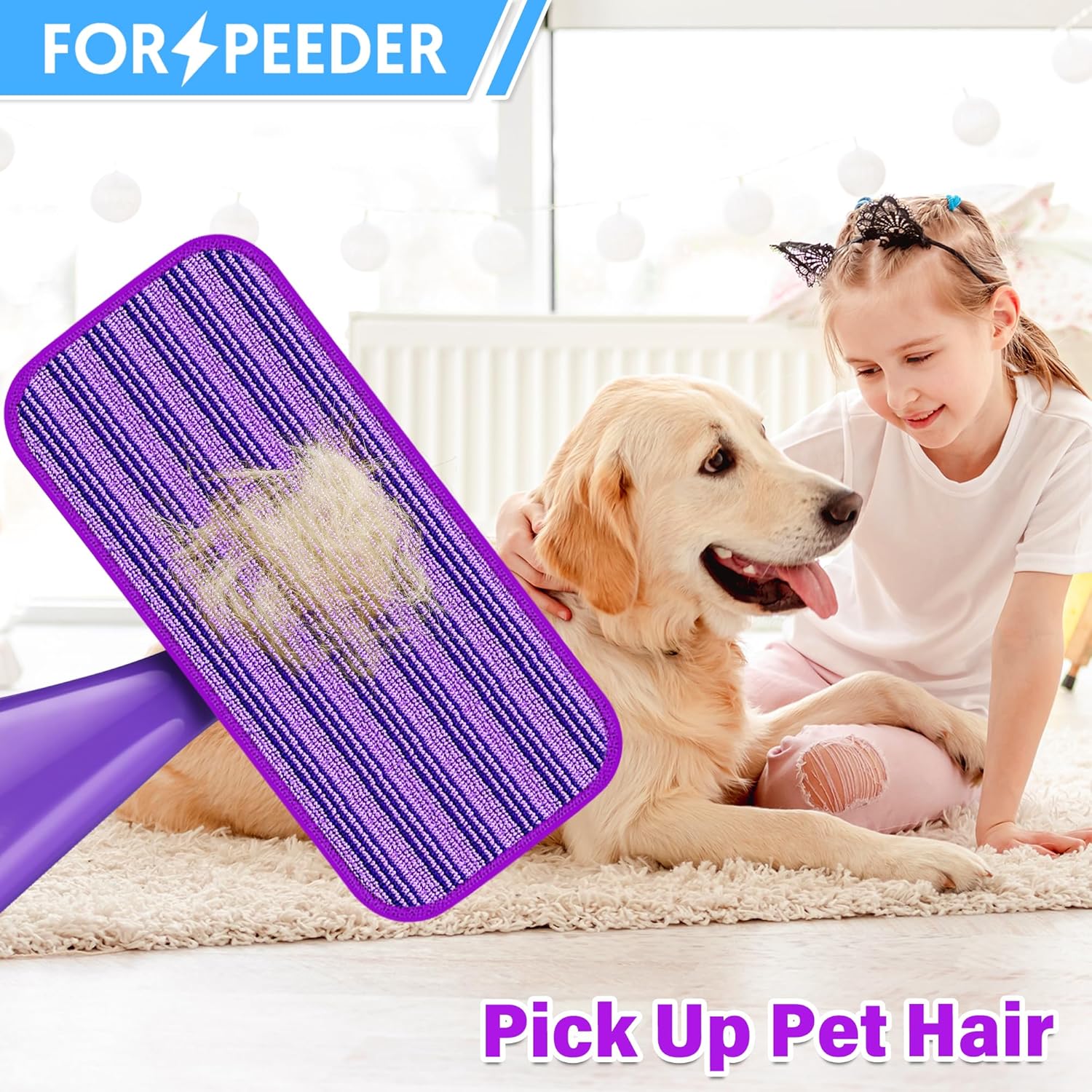 FORSPEEDER 6 Pack Reusable Mop Pads for Swiffer WetJet