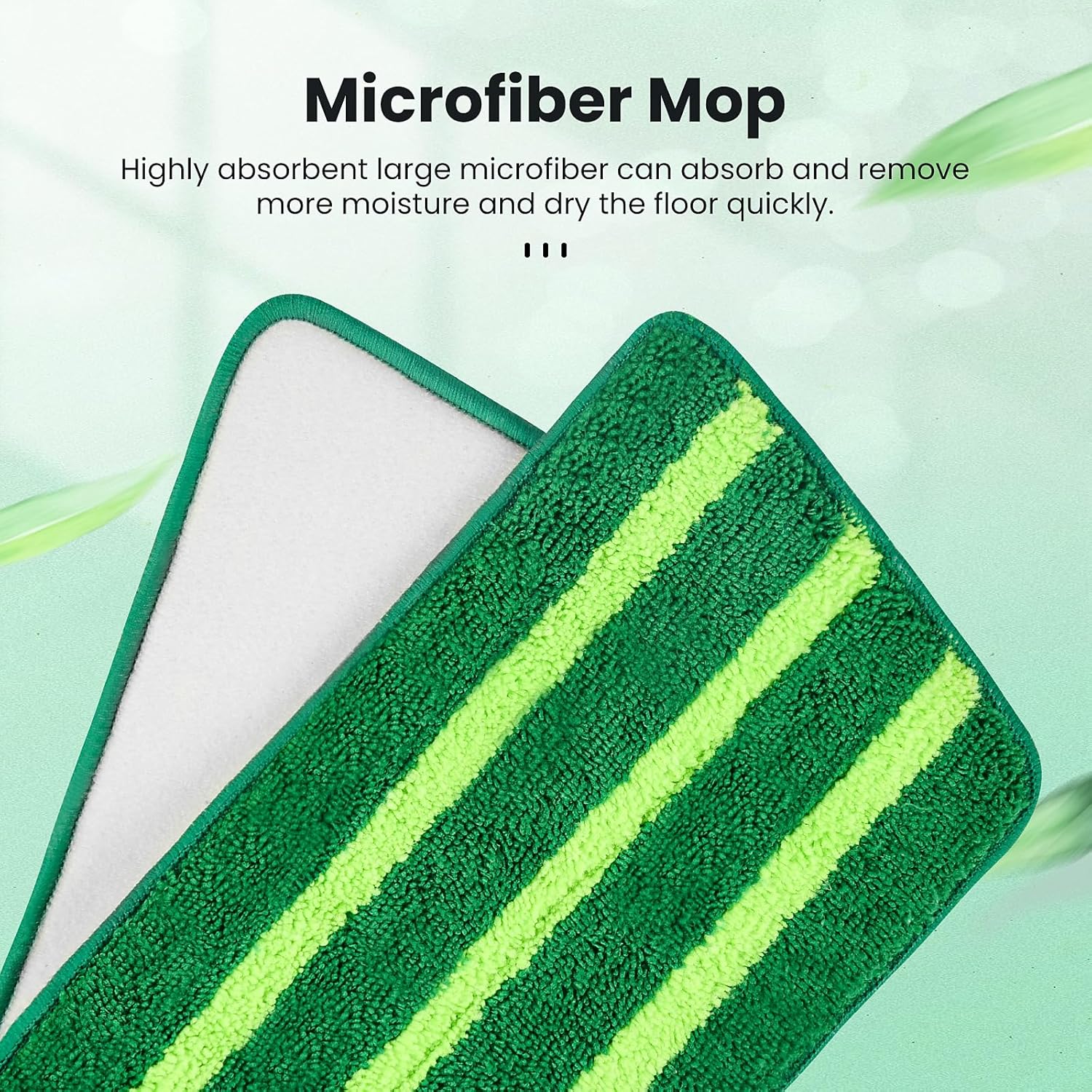 4 Pack Microfiber Spray Mop Pads Refills for Libman Freedom Spray Mop