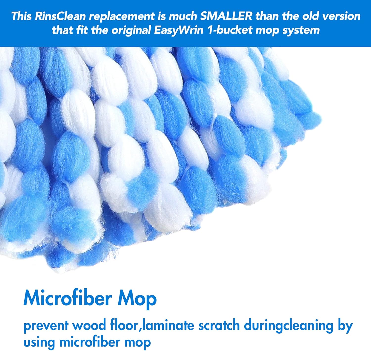 3 Pack Microfiber Mop Heads for O-Ceda RinseClean Spin Mop 1