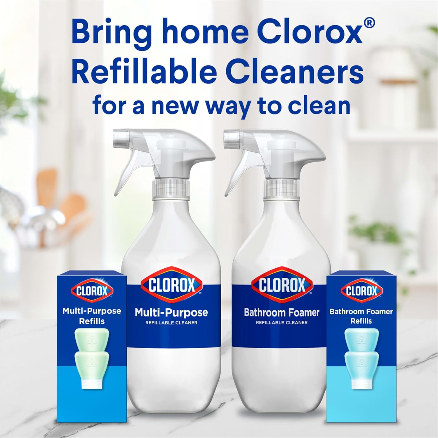 Clorox Bleach-Free Bathroom Foamer Refill Pods