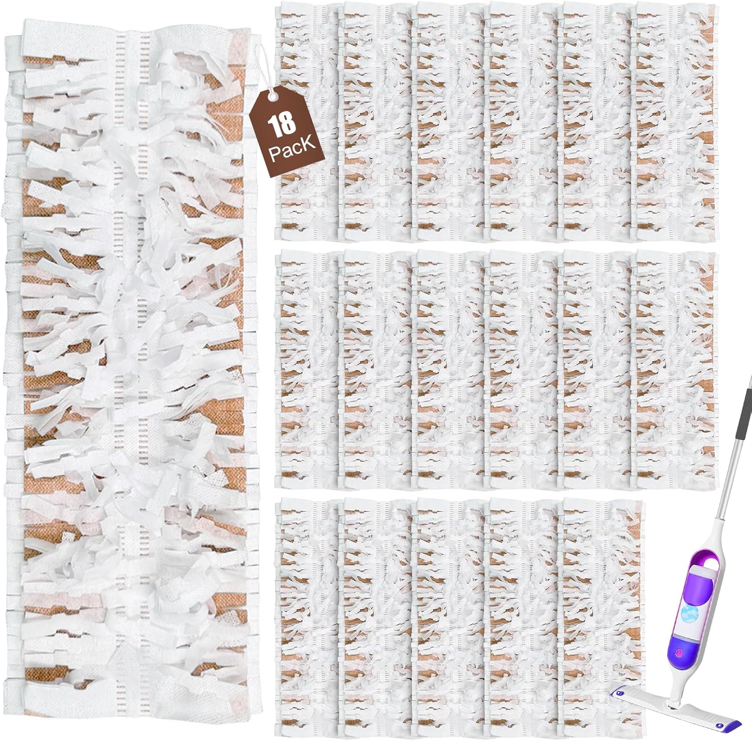 18 Pack Hyphen-X Power Mop Pads Refills for Swiffer 1
