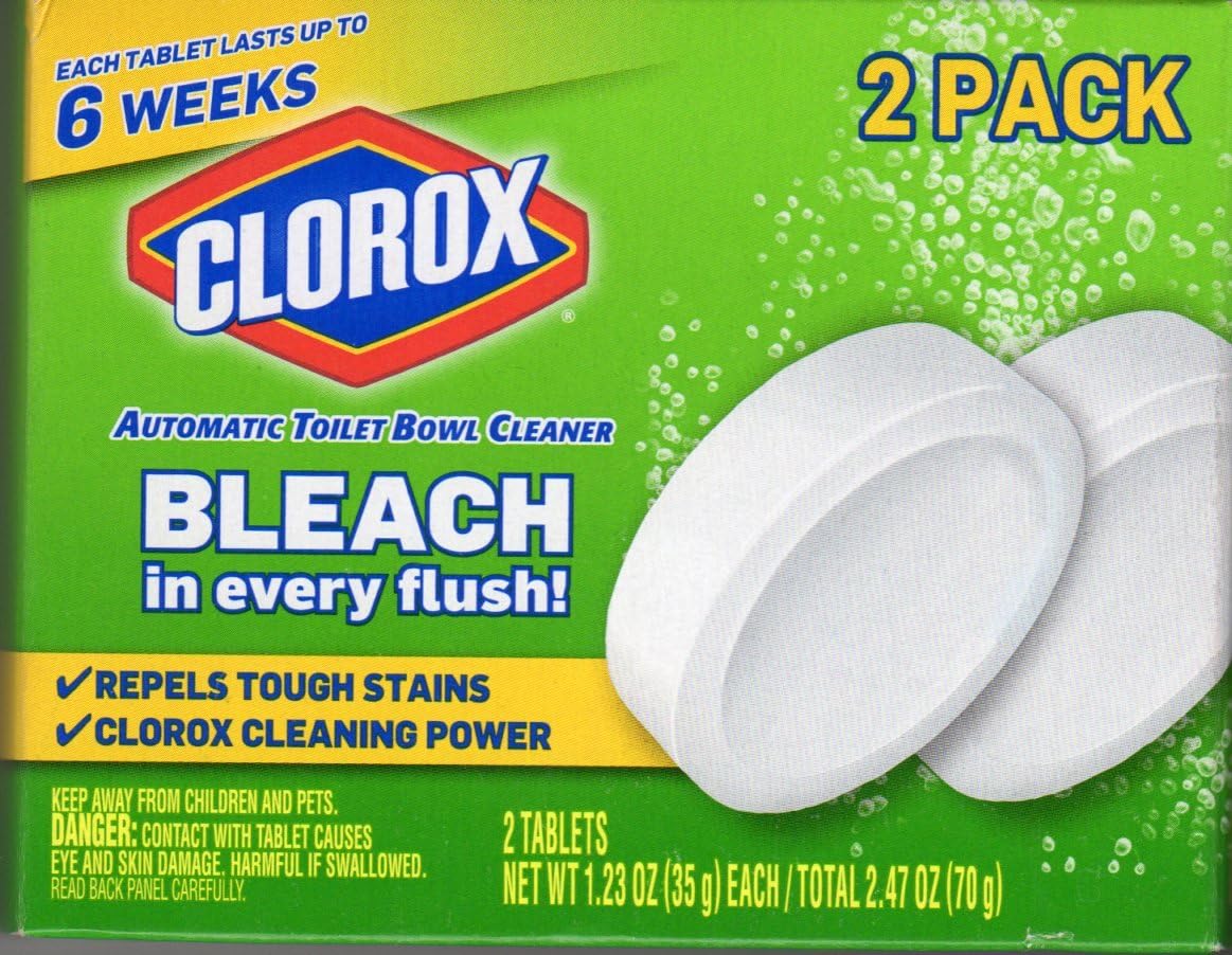 Clorox Automatic Toilet Bowl Cleaner Tablets 2-Pack