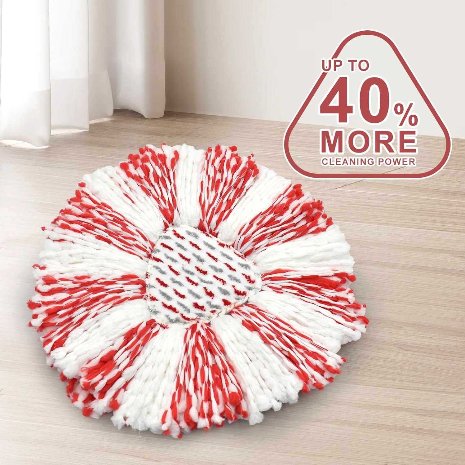 DLAIMI Spin Mop Replacement Set for O-Ceda EasyWring 1-Tank System