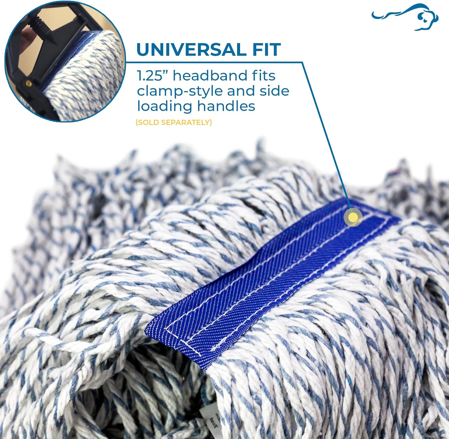 KLEEN HANDLER Cut End Finish Mop Pack of 6