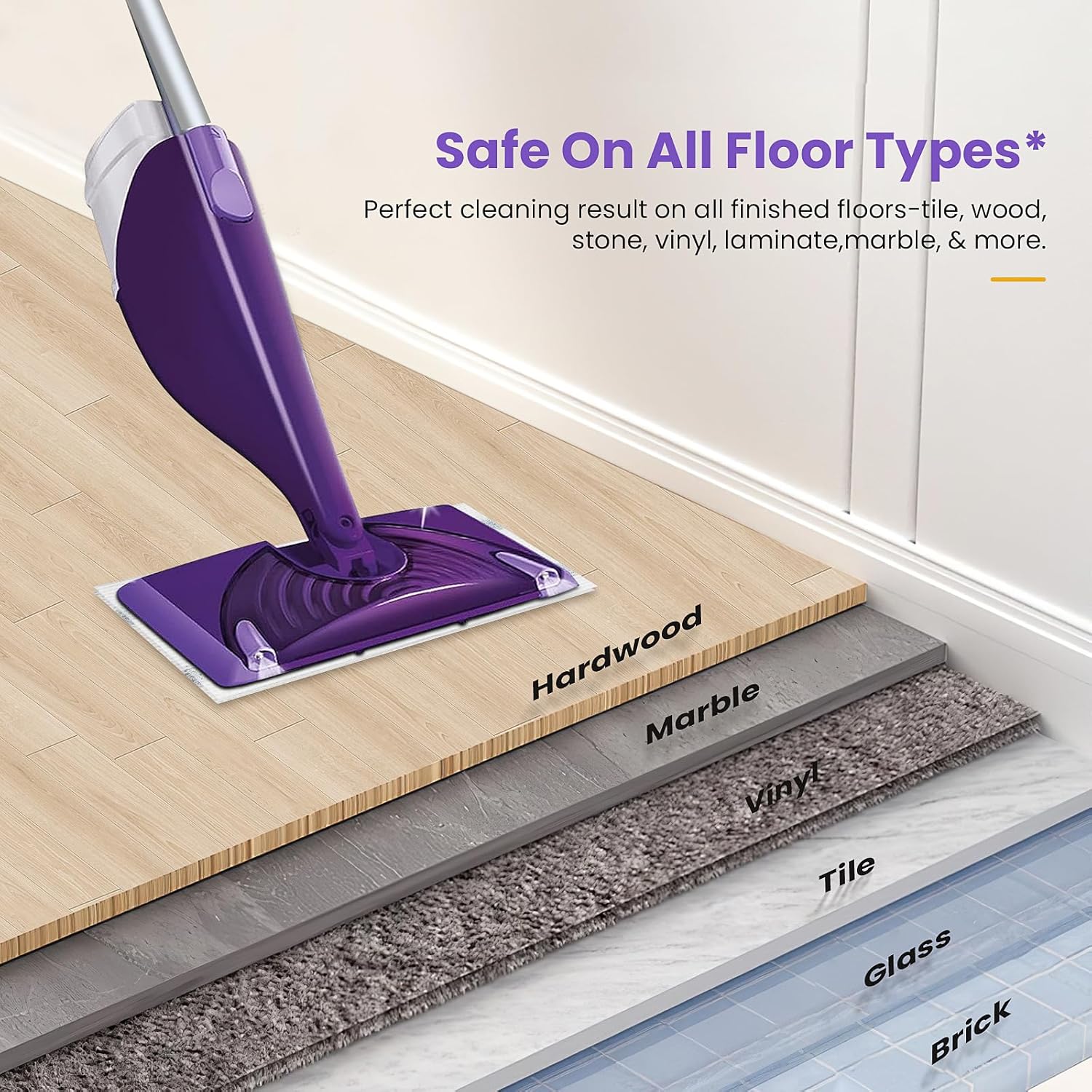 NIXOOT Swiffer WetJet Spray Mop Pad Refill 10 Count