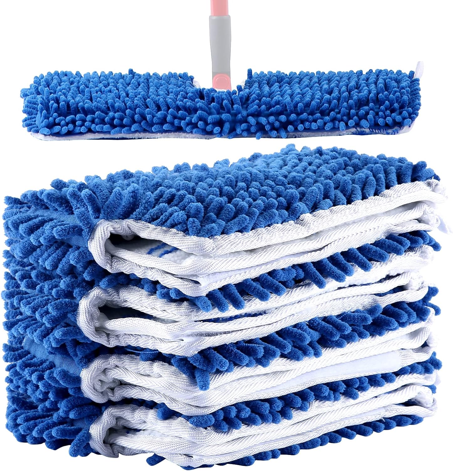 Kingmix 4 Pack Microfiber Flip Mop Refills