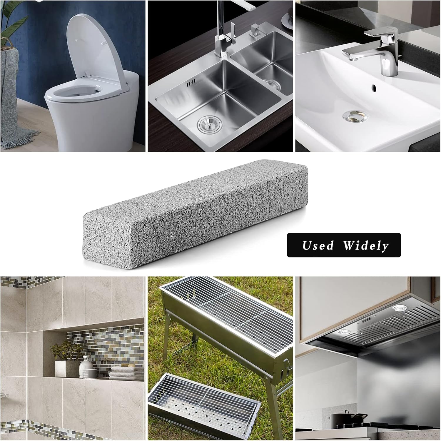 Lenicany 6Pack Pumice Stones for Toilet Cleaning