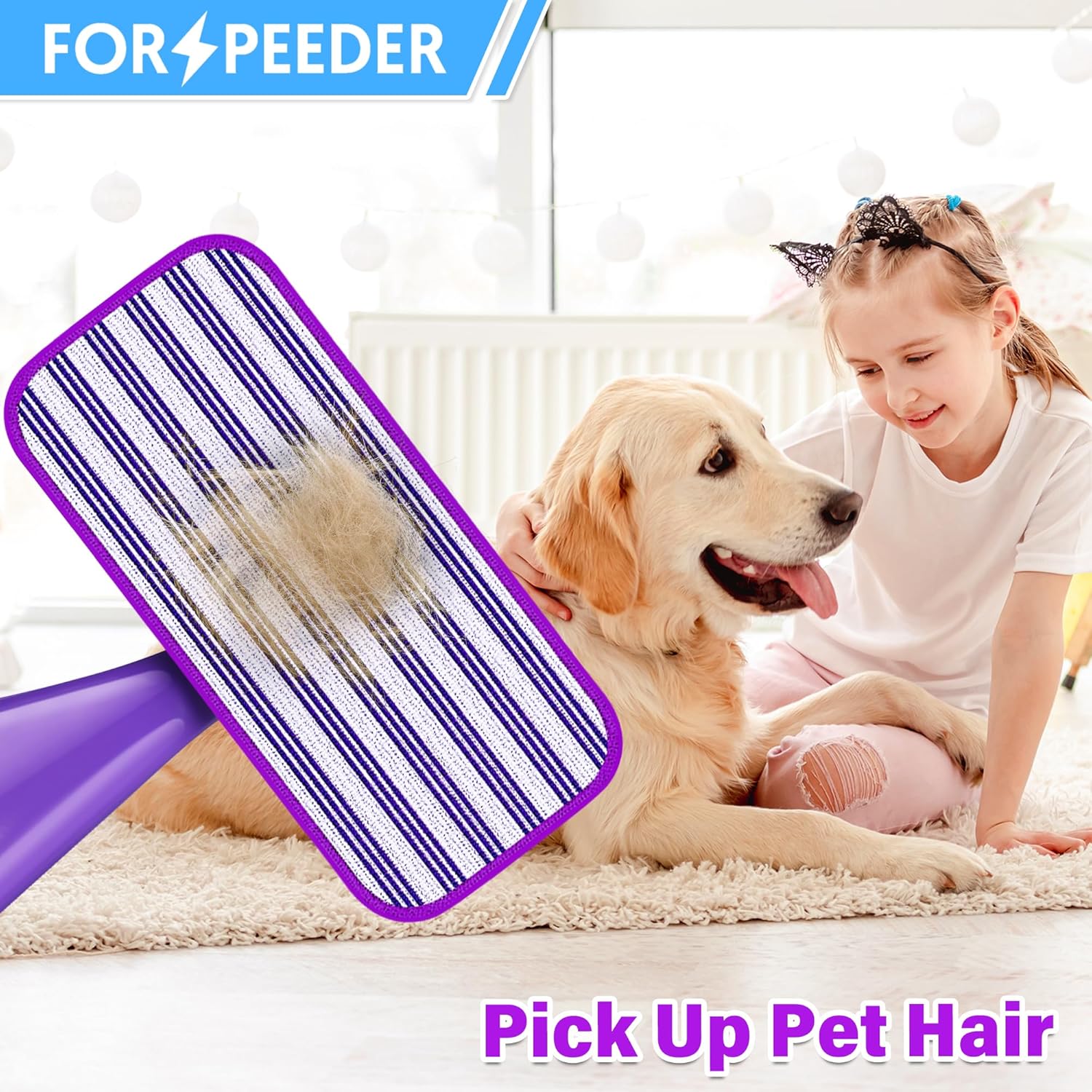FORSPEEDER 6 Pack Reusable Mop Pads for Swiffer WetJet 1