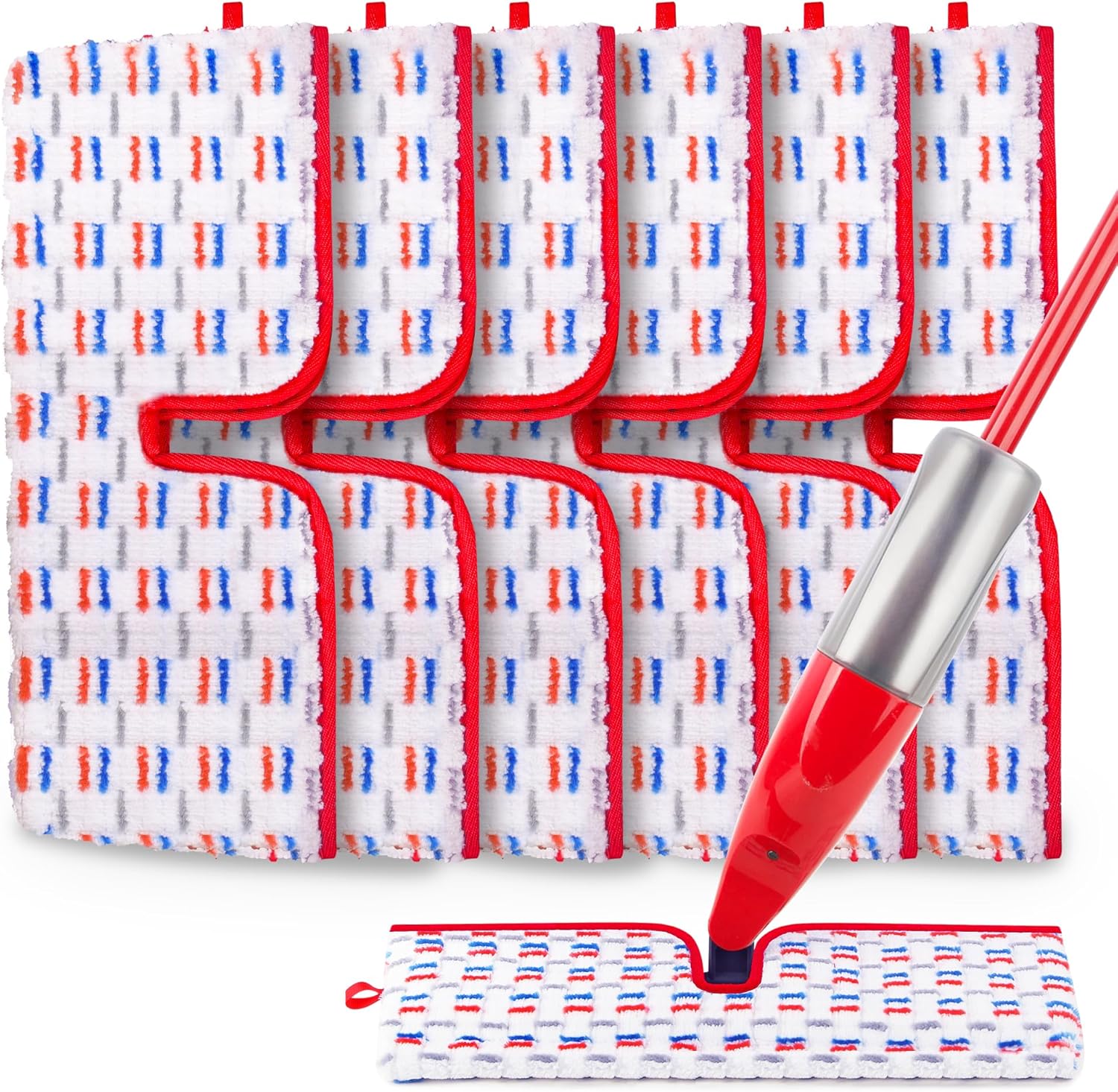 ILAVCOOL Microfiber Mop Pads 6 Pack Reusable Replacement for Promist MAX