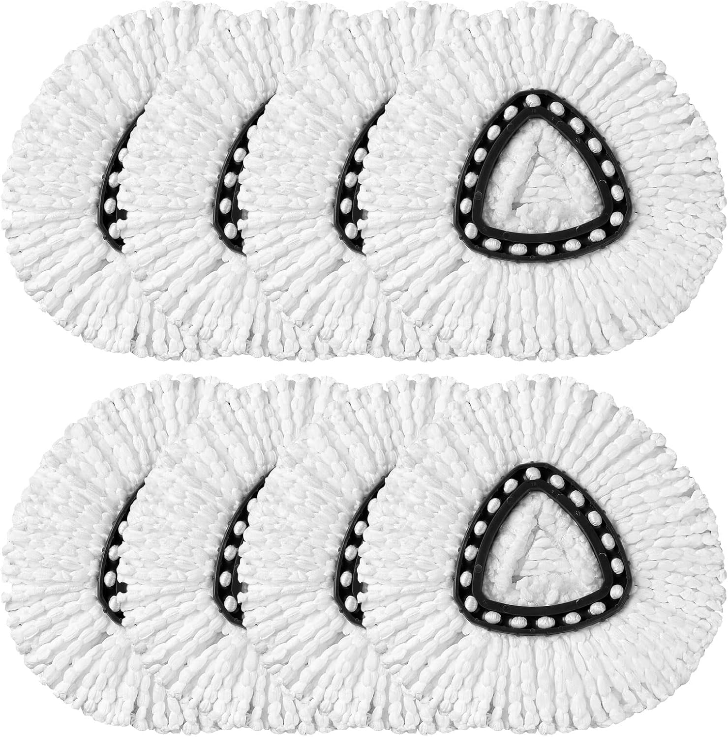 HOMEXCEL Microfiber Mop Heads 8 Pack - O-Cedar EasyWring Compatible 1