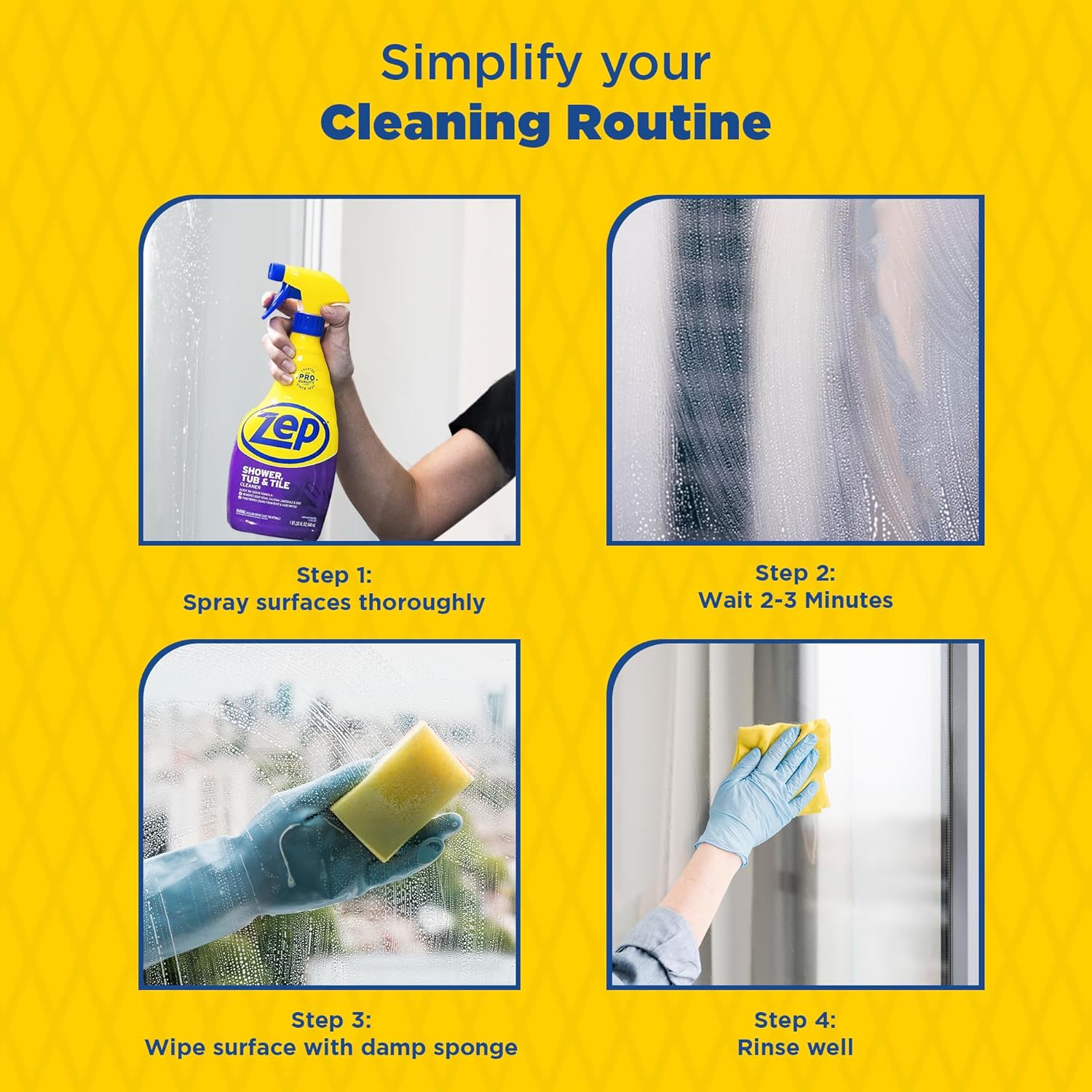 Zep Multipurpose Bathroom Cleaner - 32 oz Case of 12