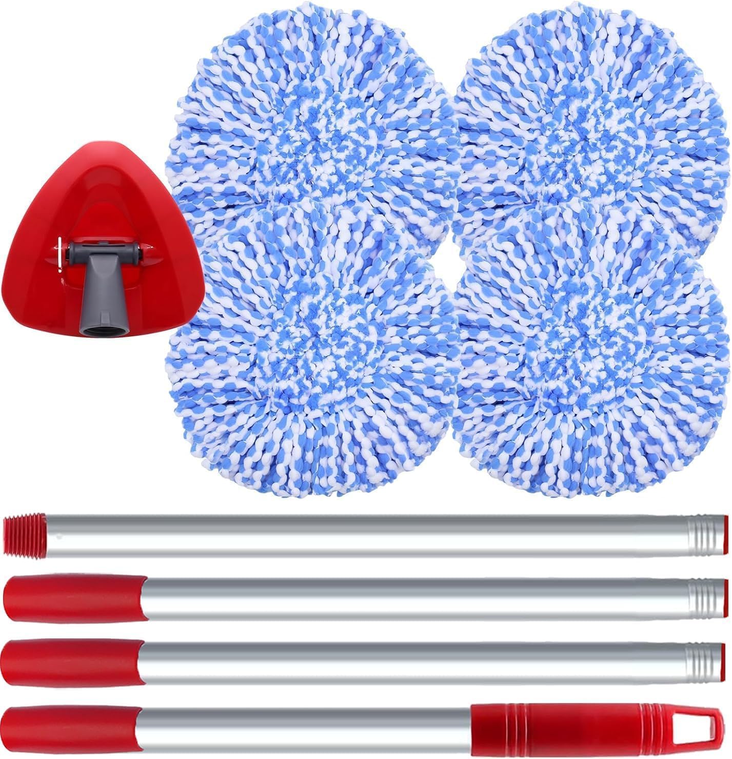 Bublador Spin Mop Replacement Heads for Ocedar 2-Tank System