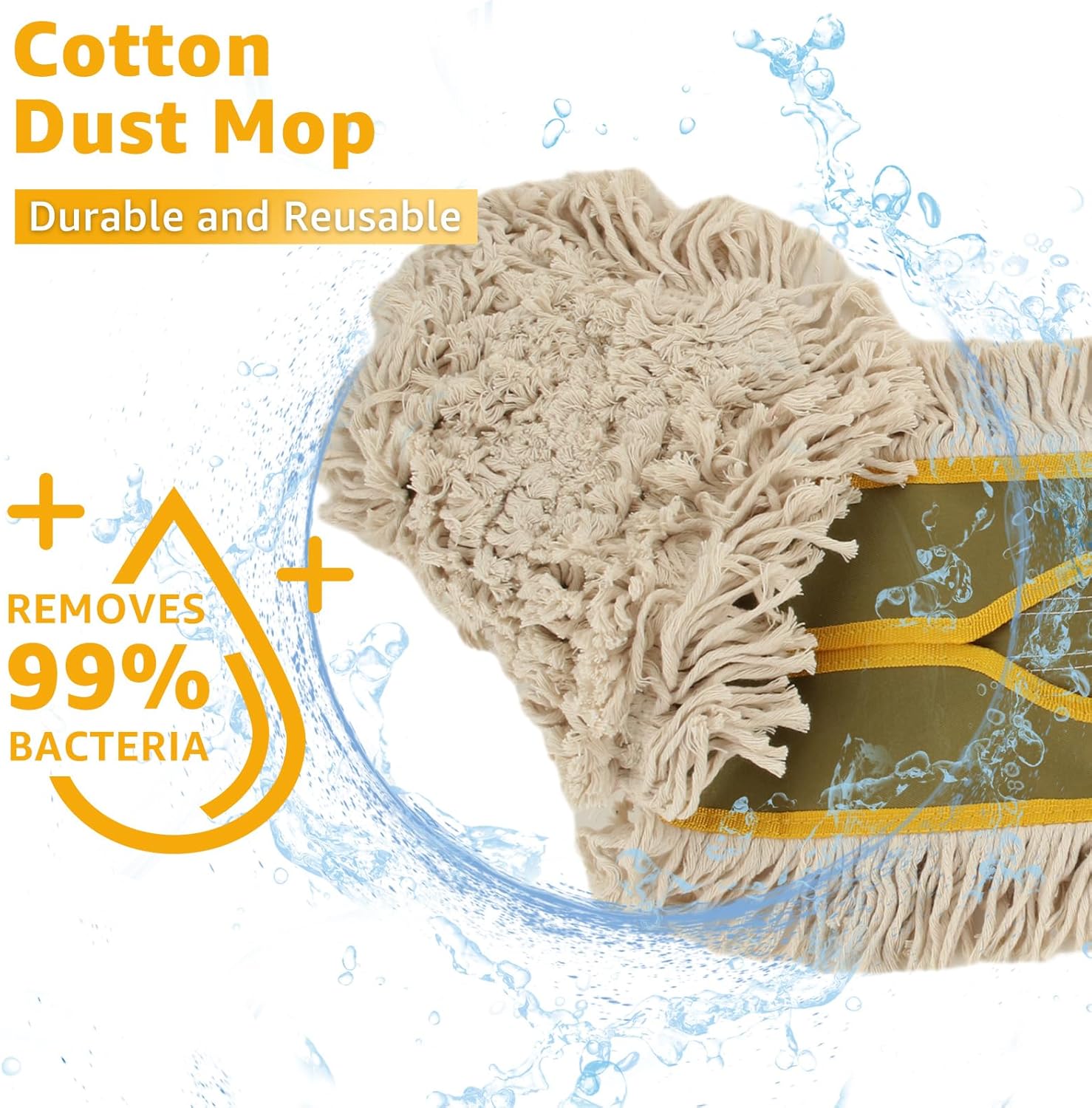 YAYODS 3 Pack Dust Mop Replacement Heads