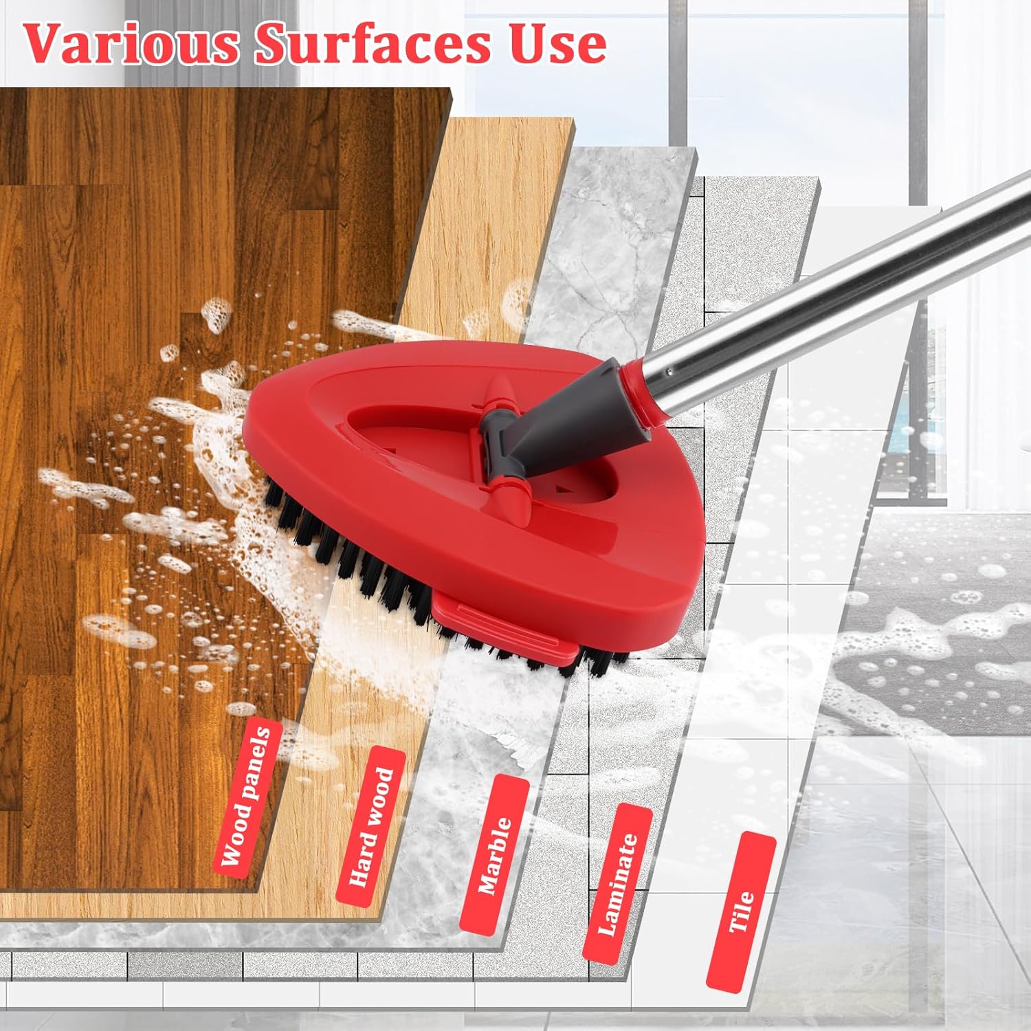 SIKEMAY 2 PCS O-Ceda Scrub Brush Replacement Heads