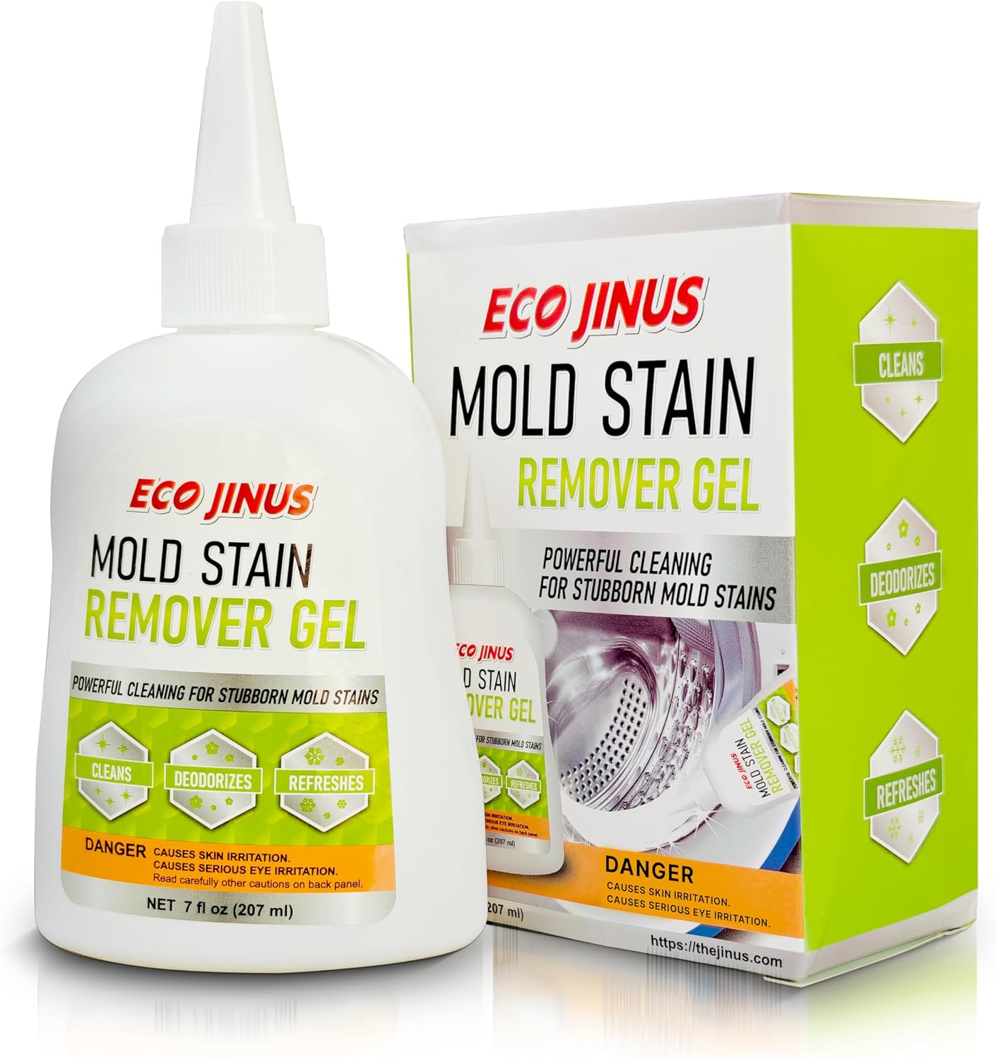 ECO JINUS Mold Stain Remover Gel 7 Fl Oz