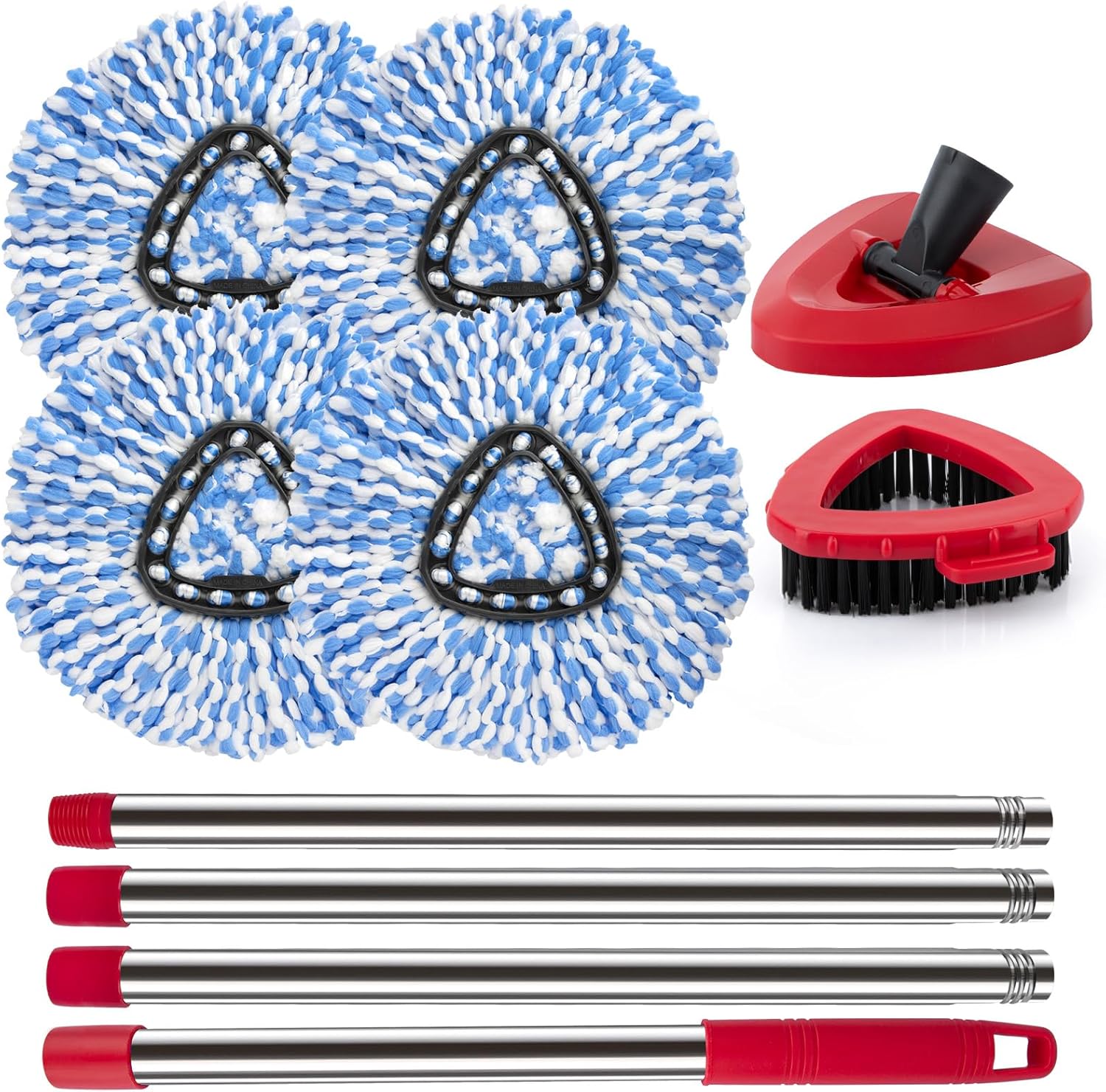 MXZONE Spin Mop Replacement Heads Set