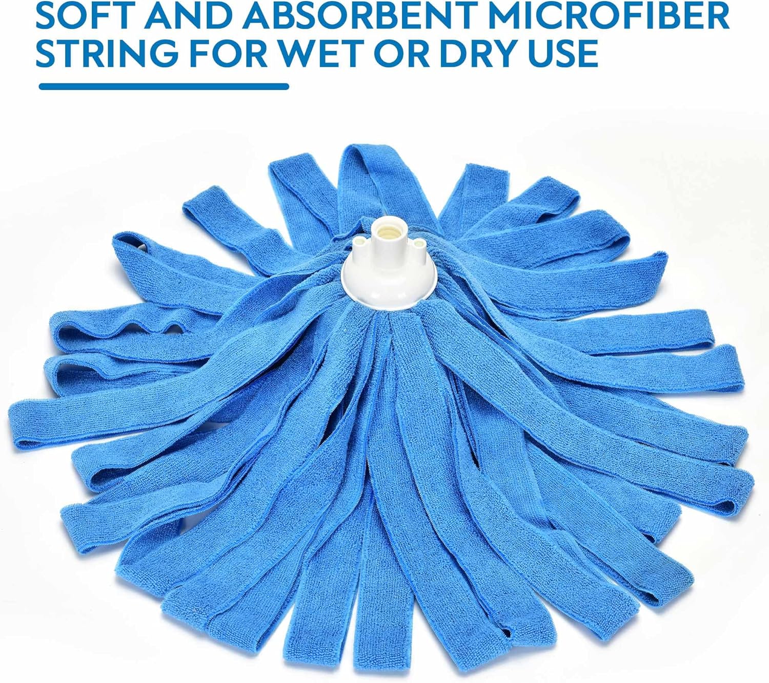 Matthew Microfiber Cloth Mop Refill with 54 Stainless Steel Handle