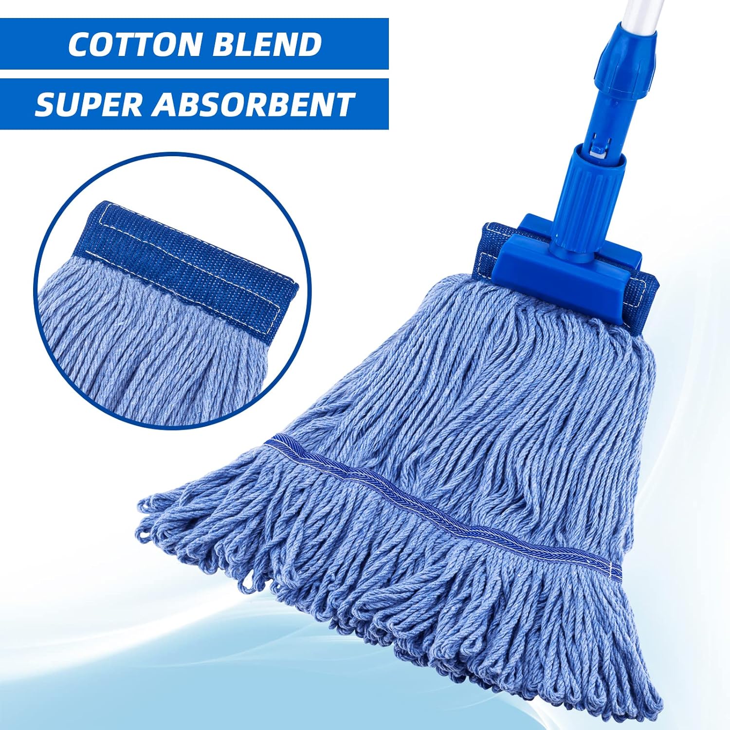 Star Maktion 3-Pack Heavy Duty Mop Head Replacement