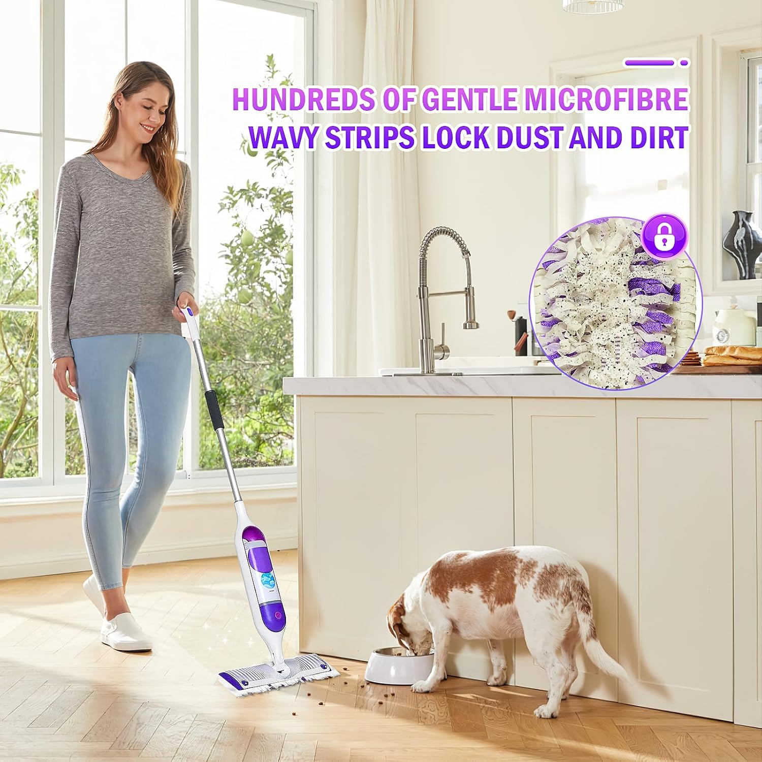 30 Pack Disposable Mop Pads Refills for PowerMop