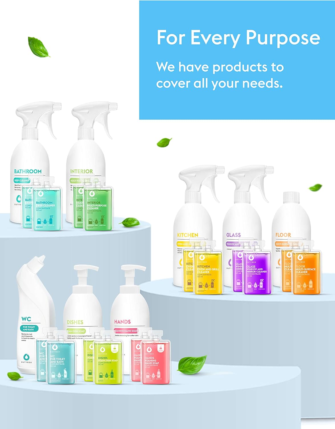 DUTYBOX Bathroom Cleaner 6 Capsule Pack