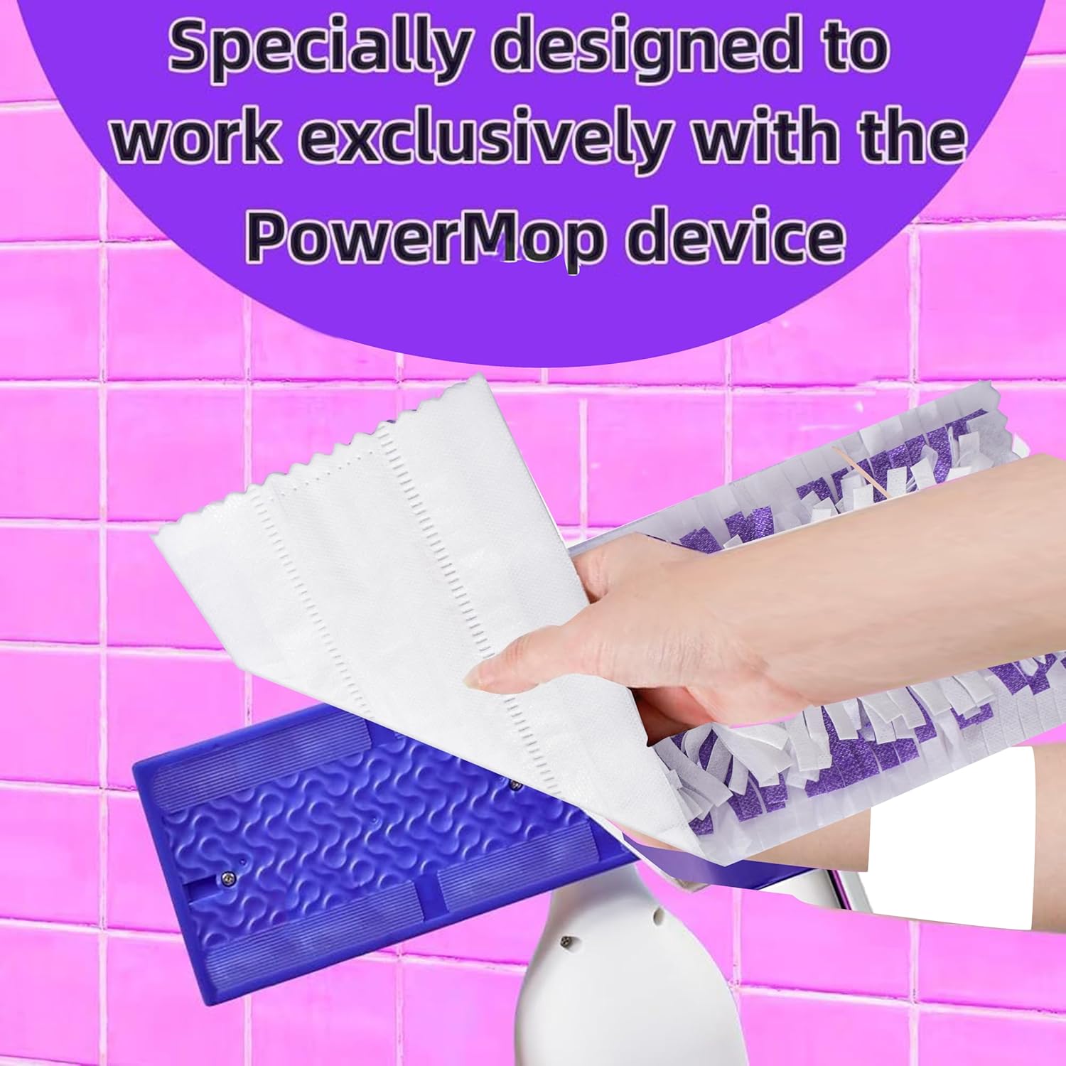 GVMM PowerMop Replacement Mopping Pads 10 Count