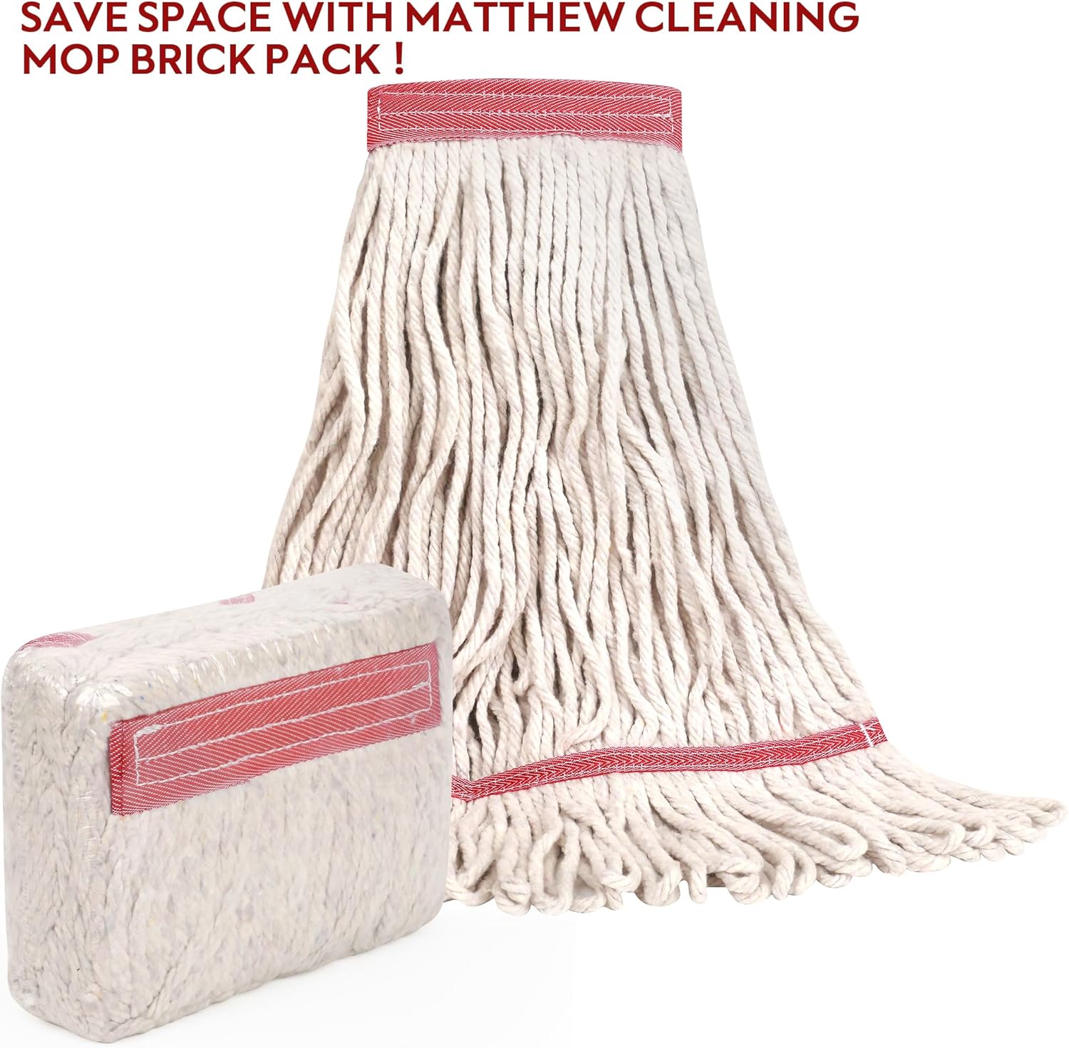 L Luke Supply Heavy Duty Mop Head Replacement Pack of 3