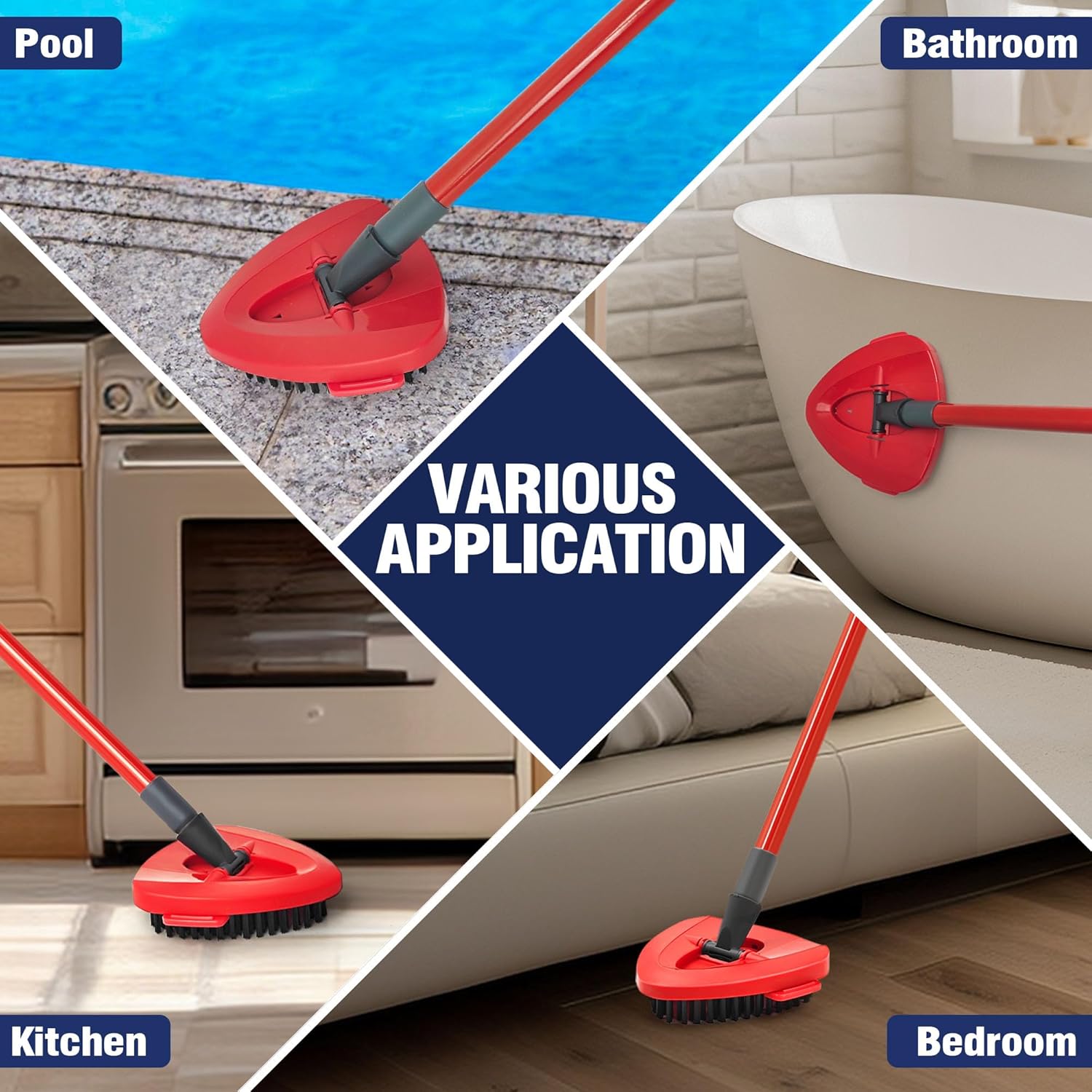 2 Pack Spin Mop Brush for O-Cedar RinseClean 2 Tank System