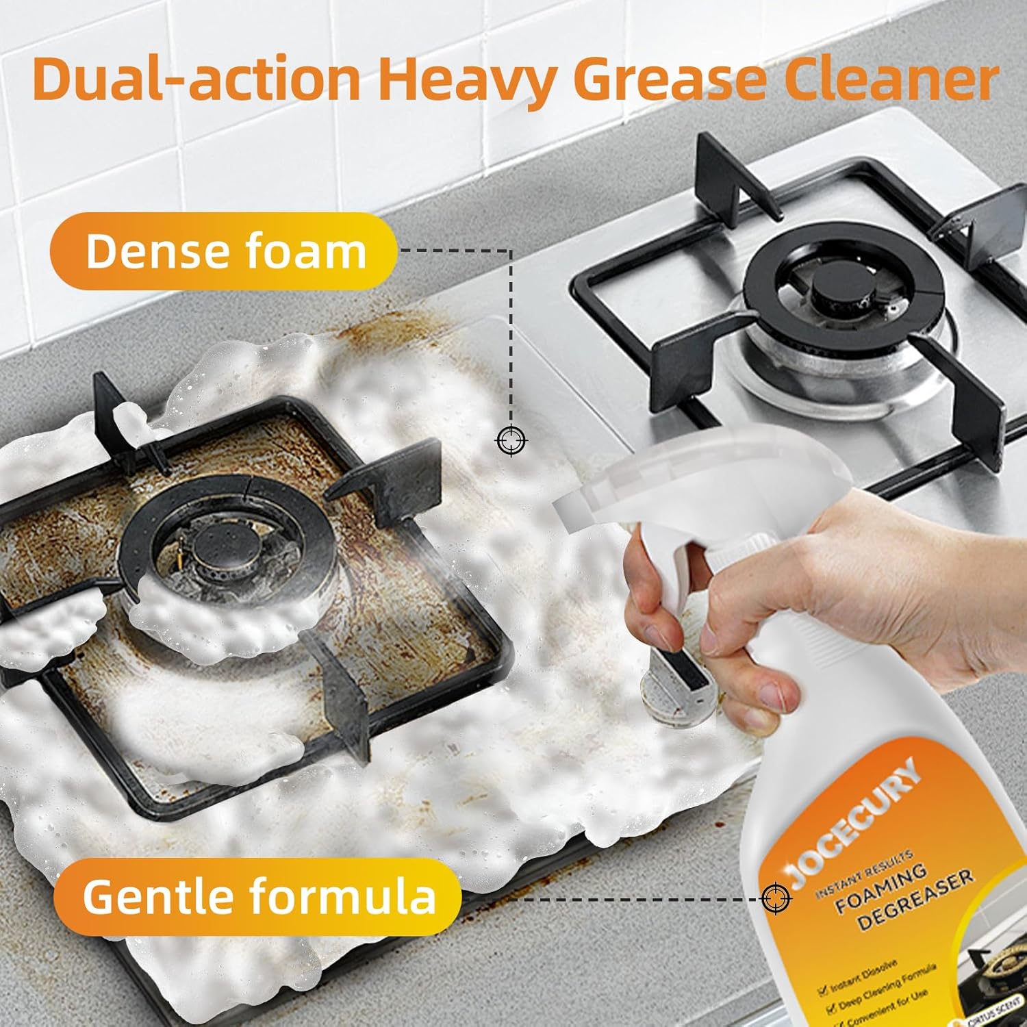 Jocecury 500ML Foam Cleaner Rust Remover Set