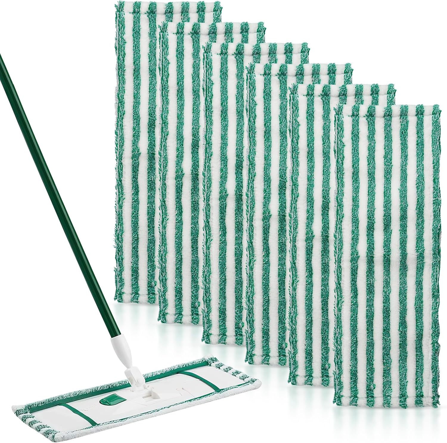 NIXOOT 6 Pack Microfiber Mop Refill Pads