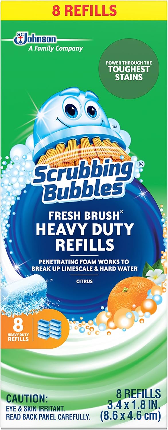Scrubbing Bubbles Toilet Bowl Cleaner Refills Citrus Scent 8 Count
