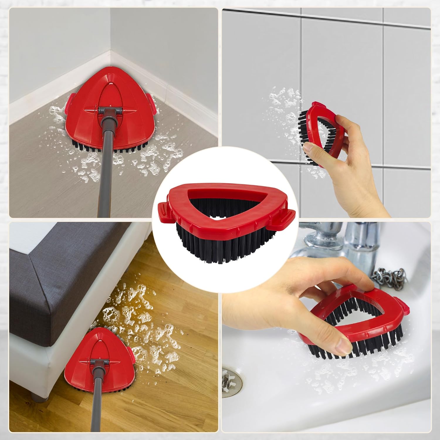 Liubeili Scrub Brush for O-Cedar RinseClean 2 Tank System