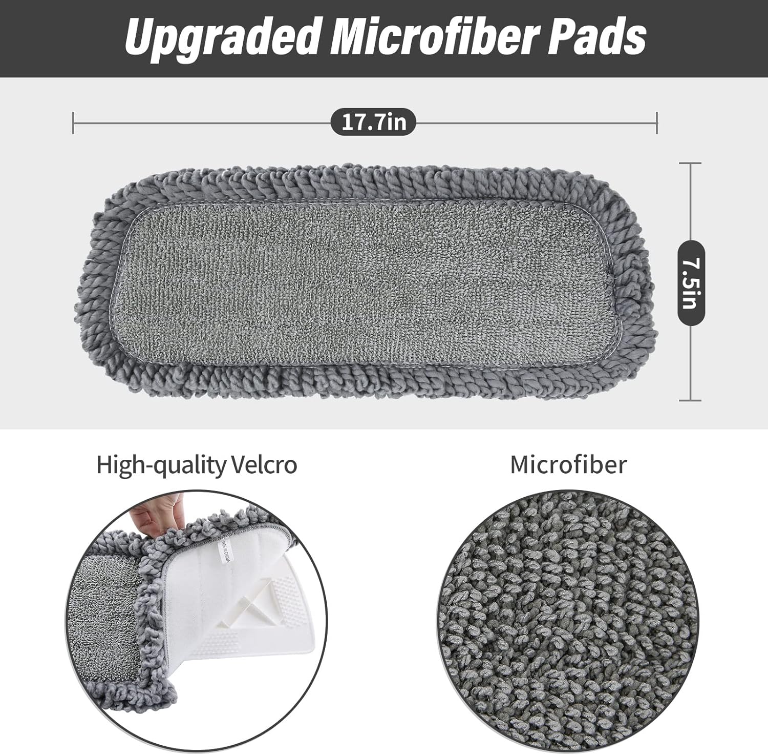 Panda Grip 165 Inch Mop Pad Refills 3 Pack