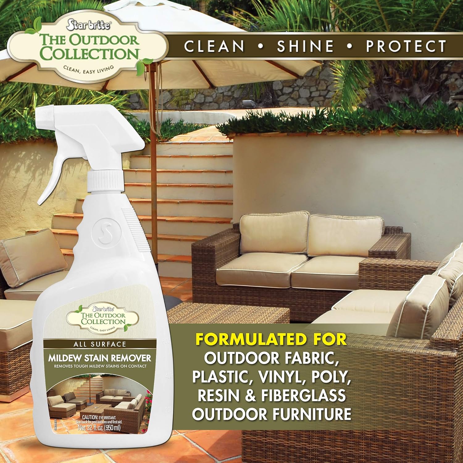 STAR BRITE OC Mildew Stain Remover - 1 Gallon